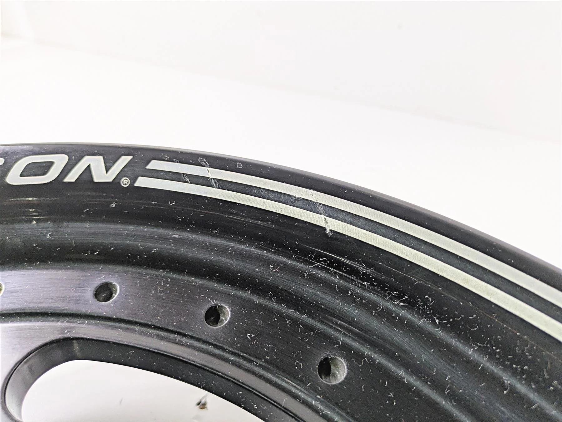 2016 Harley FXDF Dyna Fat Bob Front Wheel Rim 16x3 Black - Read 43300254 - Image 8