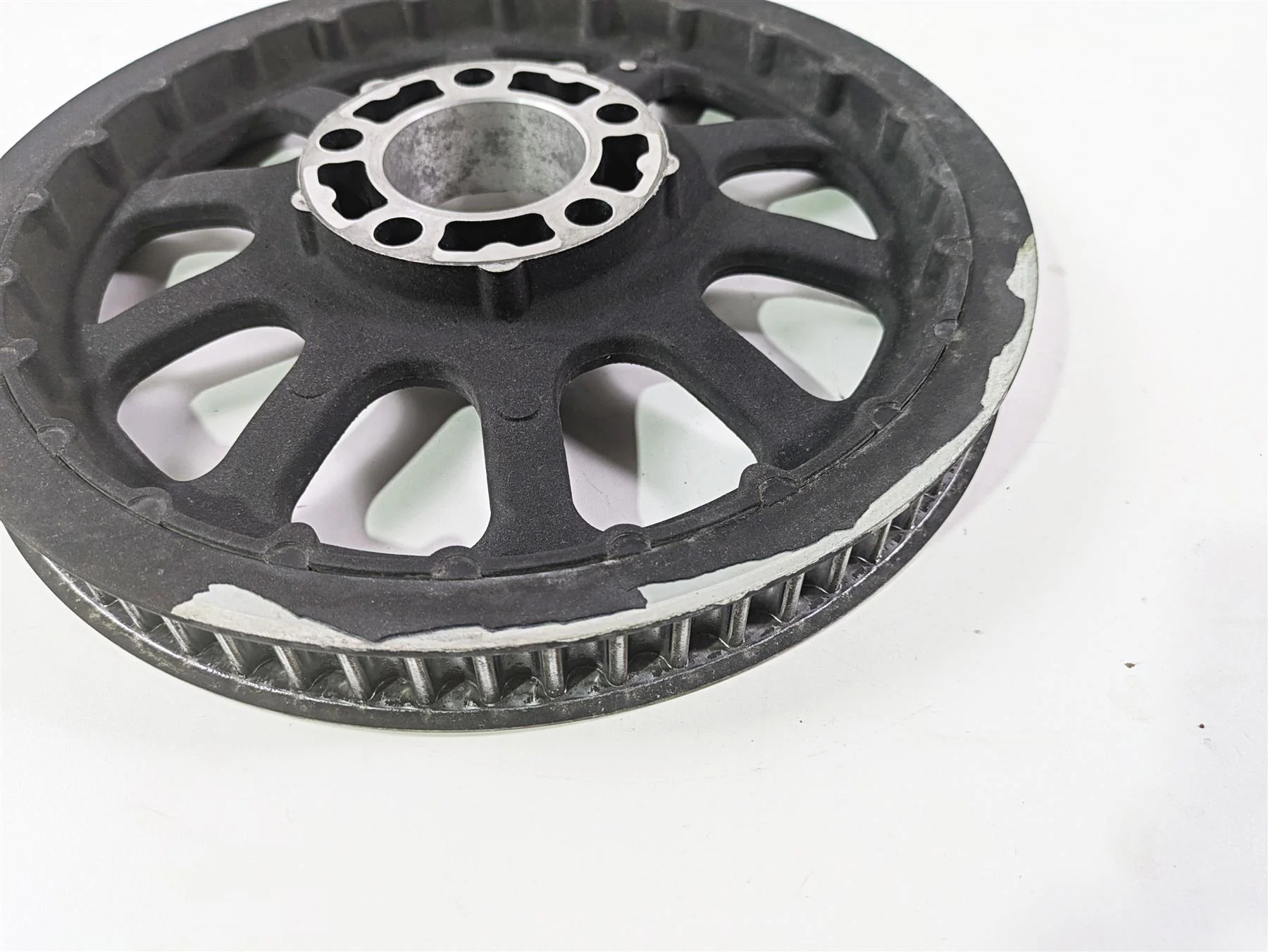 2016 Harley FXDF Dyna Fat Bob Rear Drive Belt Pulley 66T 1" 40114-07 40374-07 - Image 9