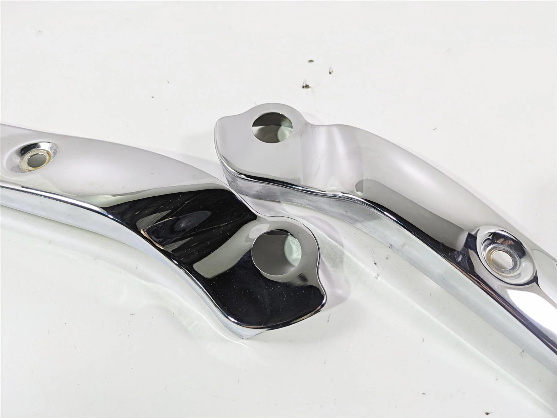 2016 Harley FXDF Dyna Fat Bob Rear Fender Chrome Struts 59410-08 59281-08 - Image 7