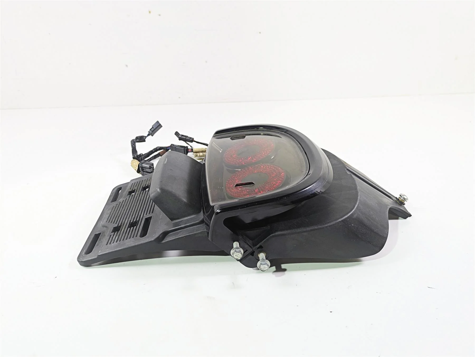 2016 Harley FXDF Dyna Fat Bob Taillight & Plate Holder Set READ 67800240 - Image 5