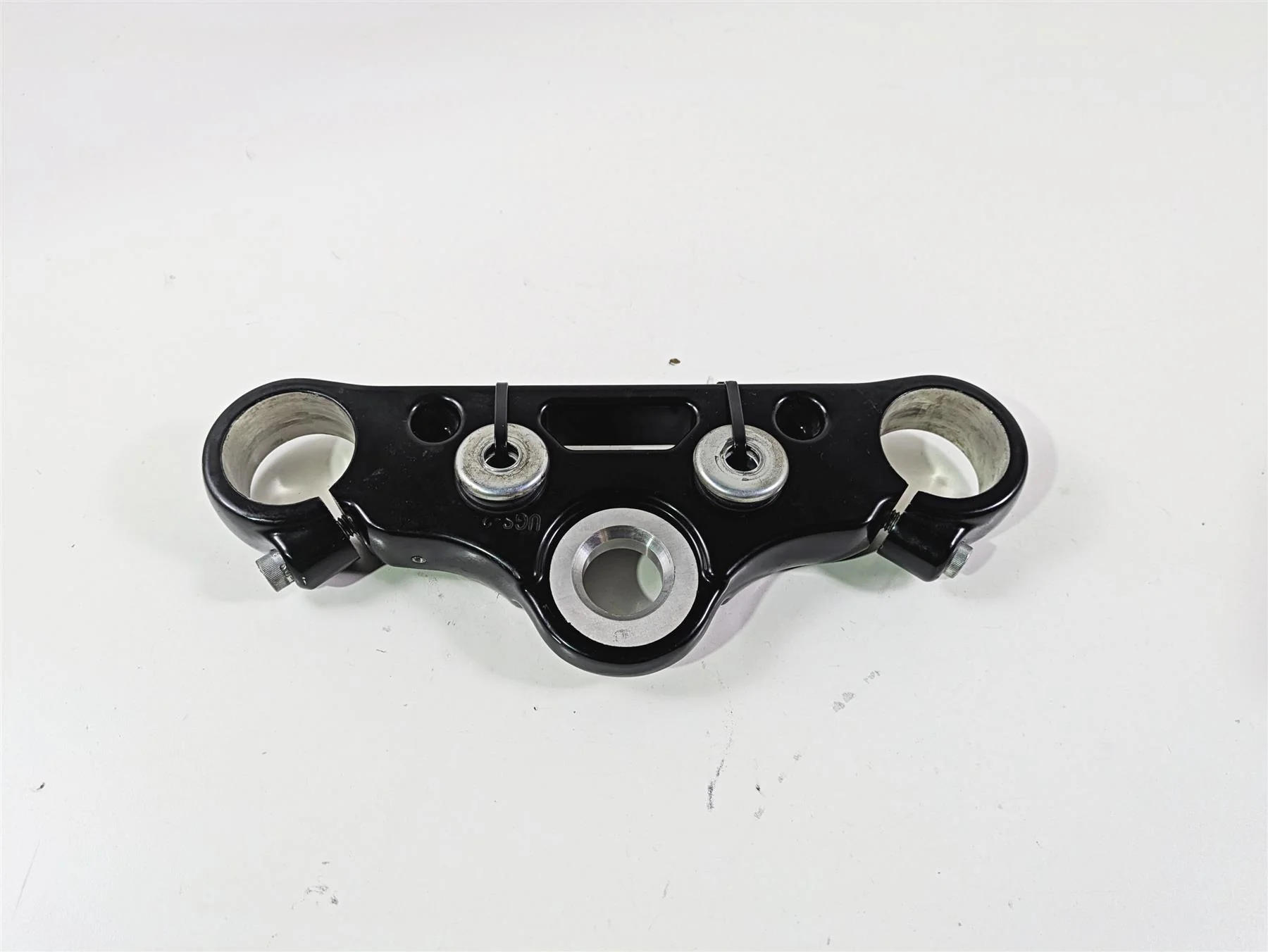 2016 Harley FXDF Dyna Fat Bob Upper Triple Tree Steering Clamp Black 48640-09 - Image 6