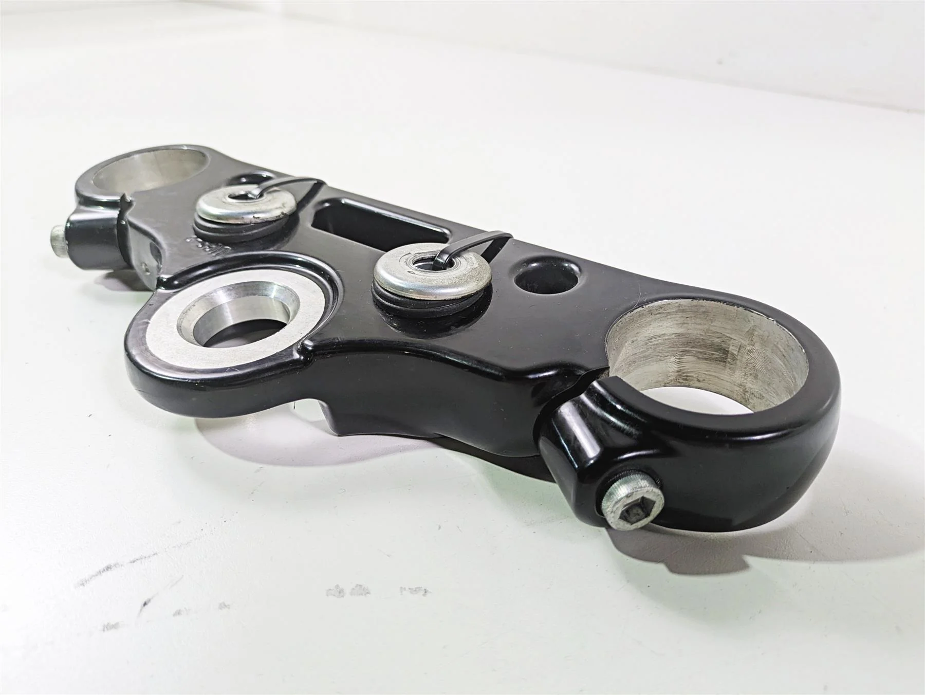 2016 Harley FXDF Dyna Fat Bob Upper Triple Tree Steering Clamp Black 48640-09 - Image 7