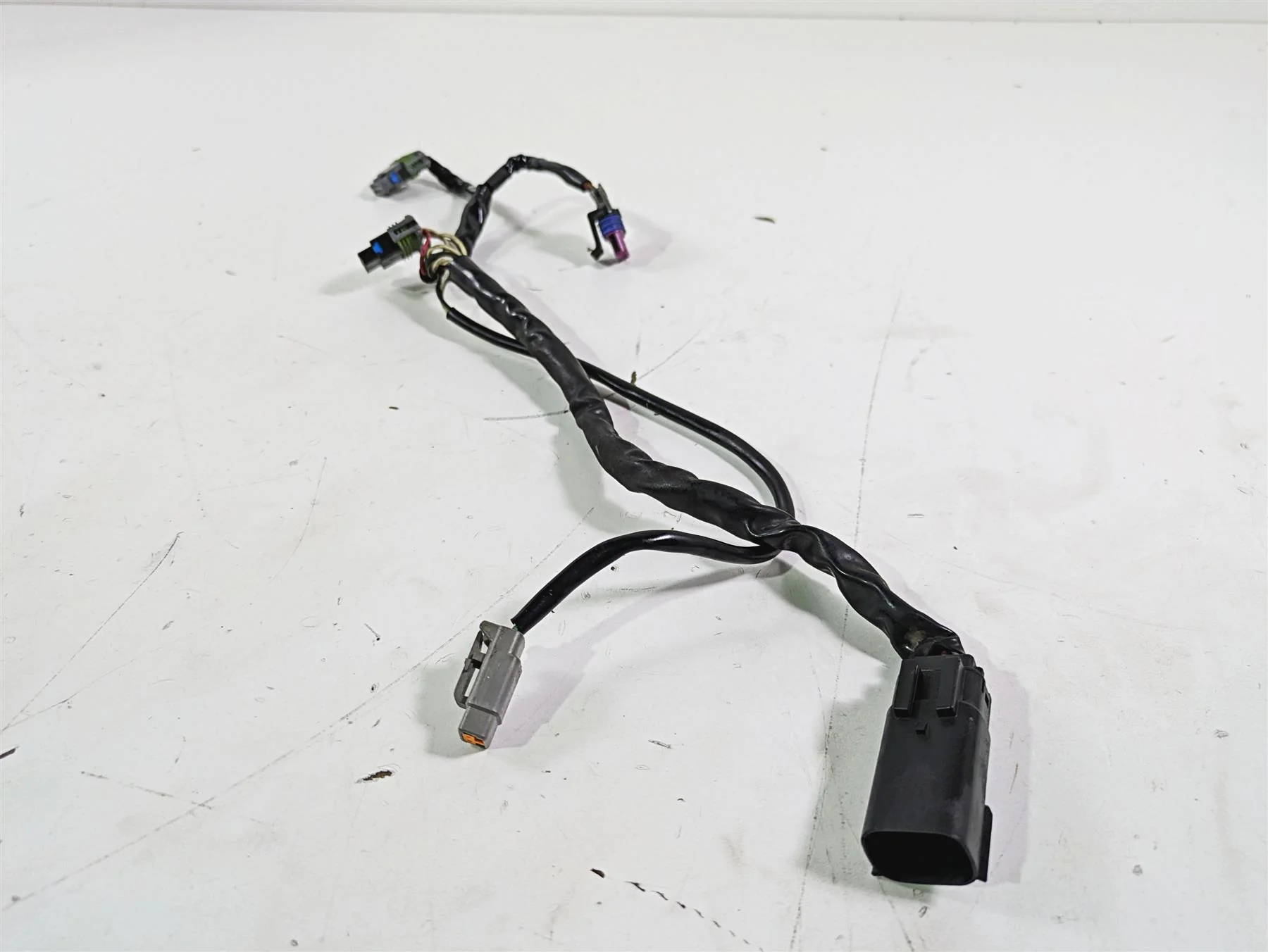 2016 Harley FXDL Dyna Low Rider Dual Gauges Wiring Harness 69200615 - Image 3