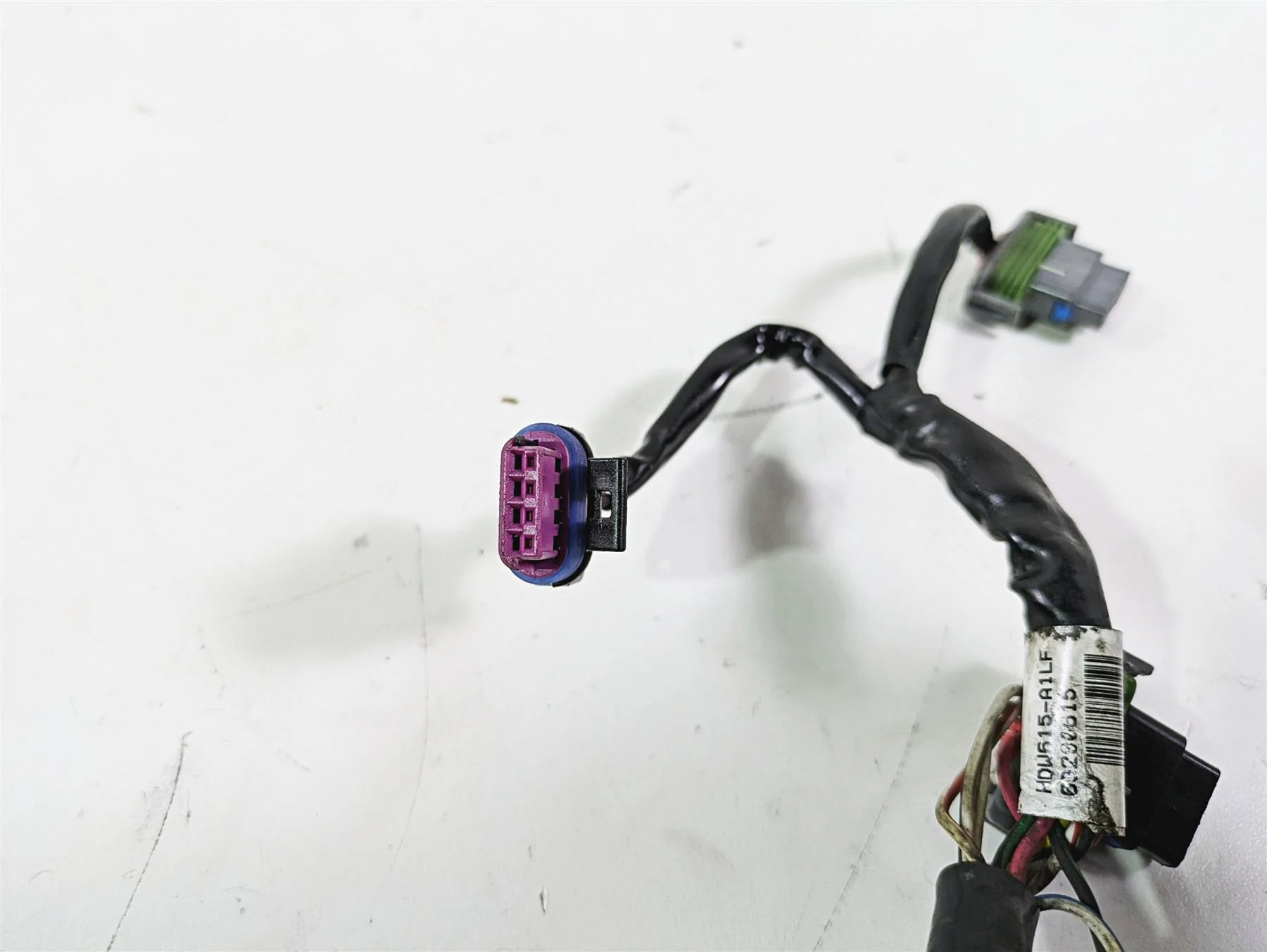 2016 Harley FXDL Dyna Low Rider Dual Gauges Wiring Harness 69200615 - Image 6