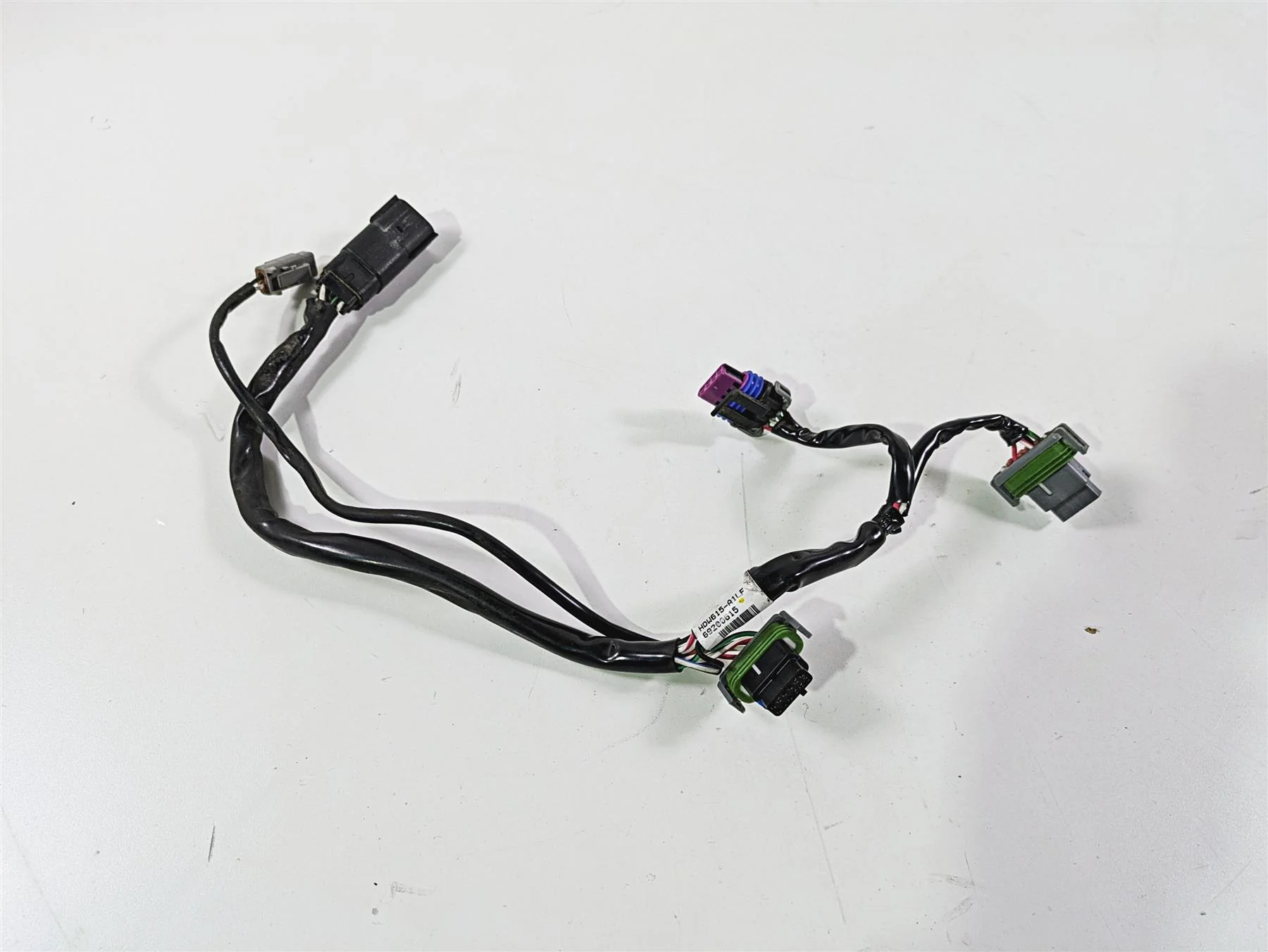 2016 Harley FXDL Dyna Low Rider Dual Gauges Wiring Harness 69200615 - Image 2