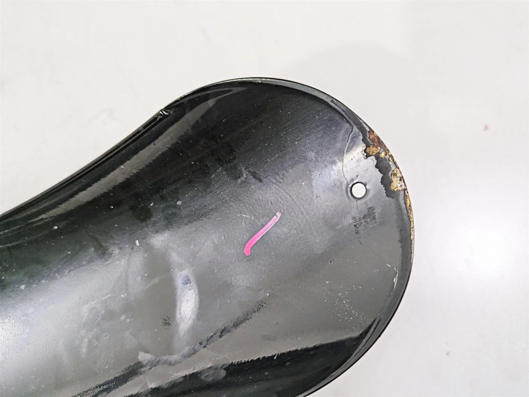 2016 Harley FXDL Dyna Low Rider Front Fender Vivid Black - Bent 60139-06B - Image 10