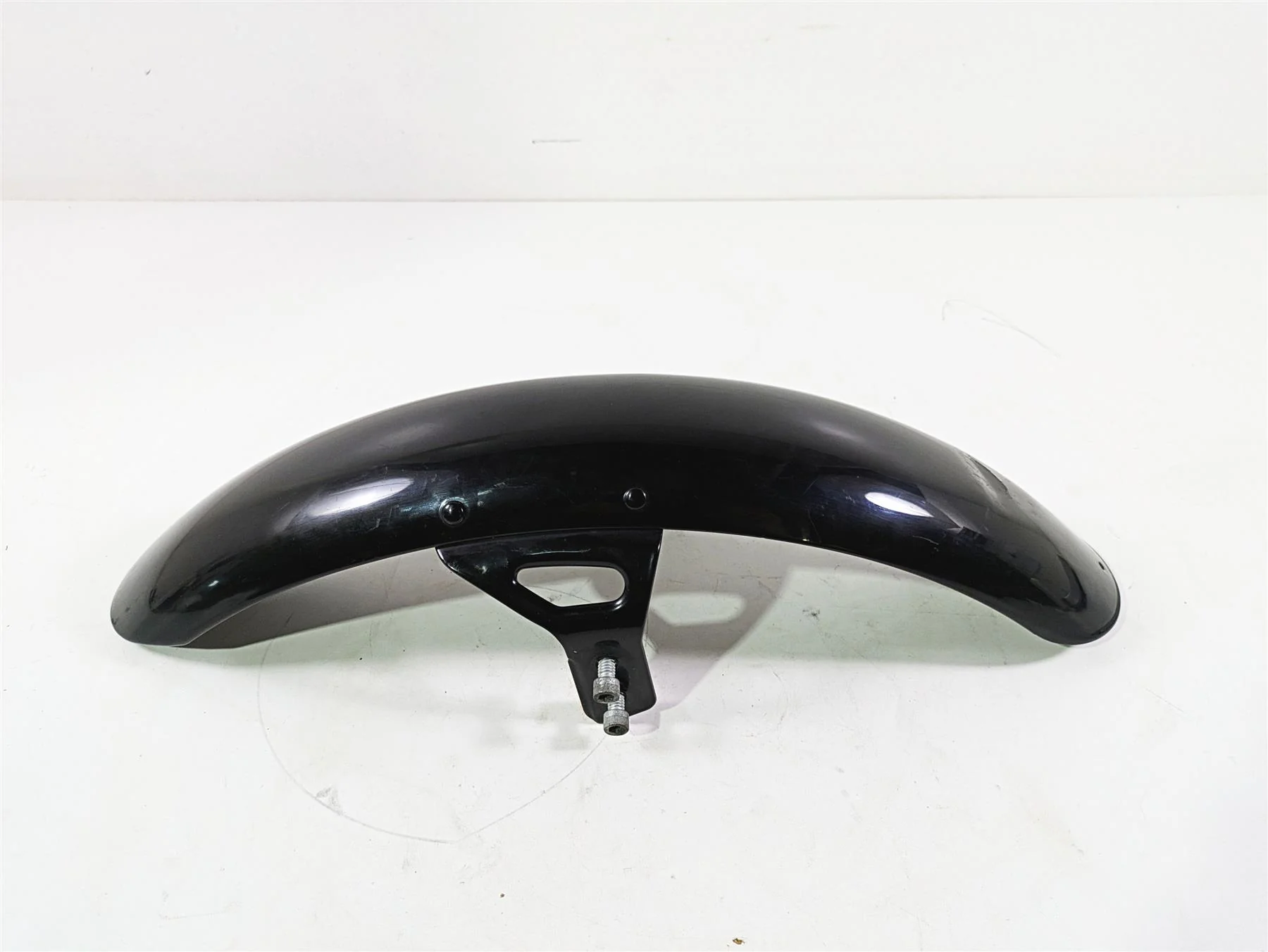 2016 Harley FXDL Dyna Low Rider Front Fender Vivid Black - Bent 60139-06B - Image 3