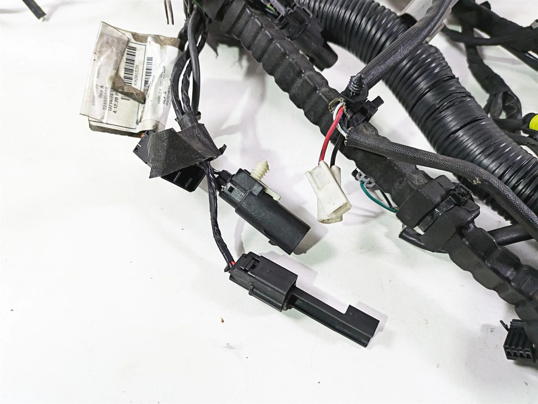 2016 Harley FXDL Dyna Low Rider Main Wiring Harness Loom Non Abs 71072-12A - Image 7