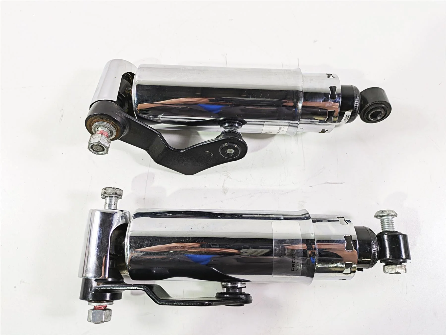 2016 Harley FXDL Dyna Low Rider Progressive Suspension 11" Rear Shocks 412-4047 - Image 4