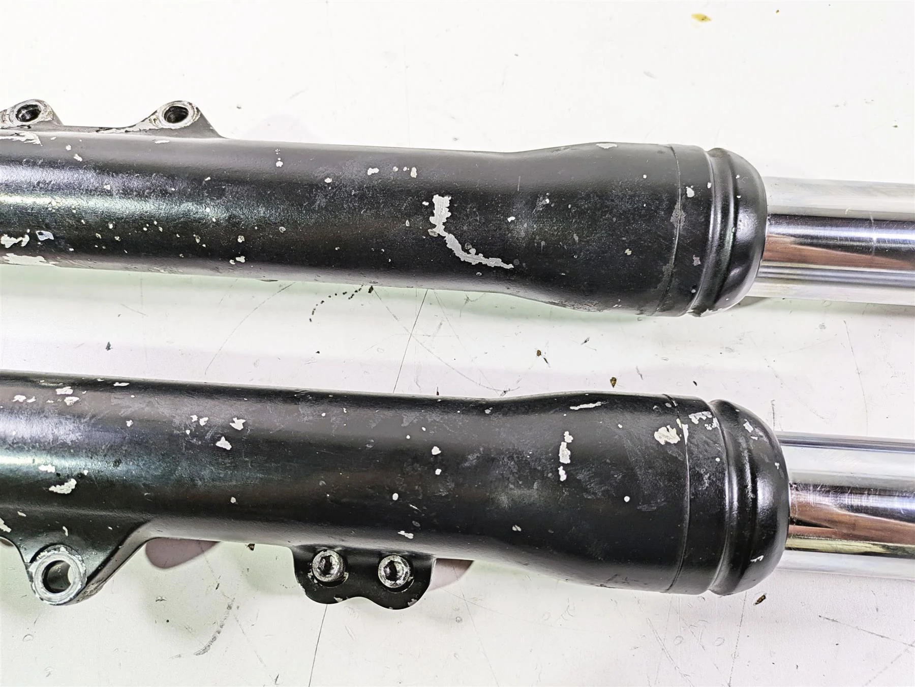 2016 Harley FXDL Dyna Low Rider Straight Front Fork 49Mm Dual Brake Set 45400052 - Image 10