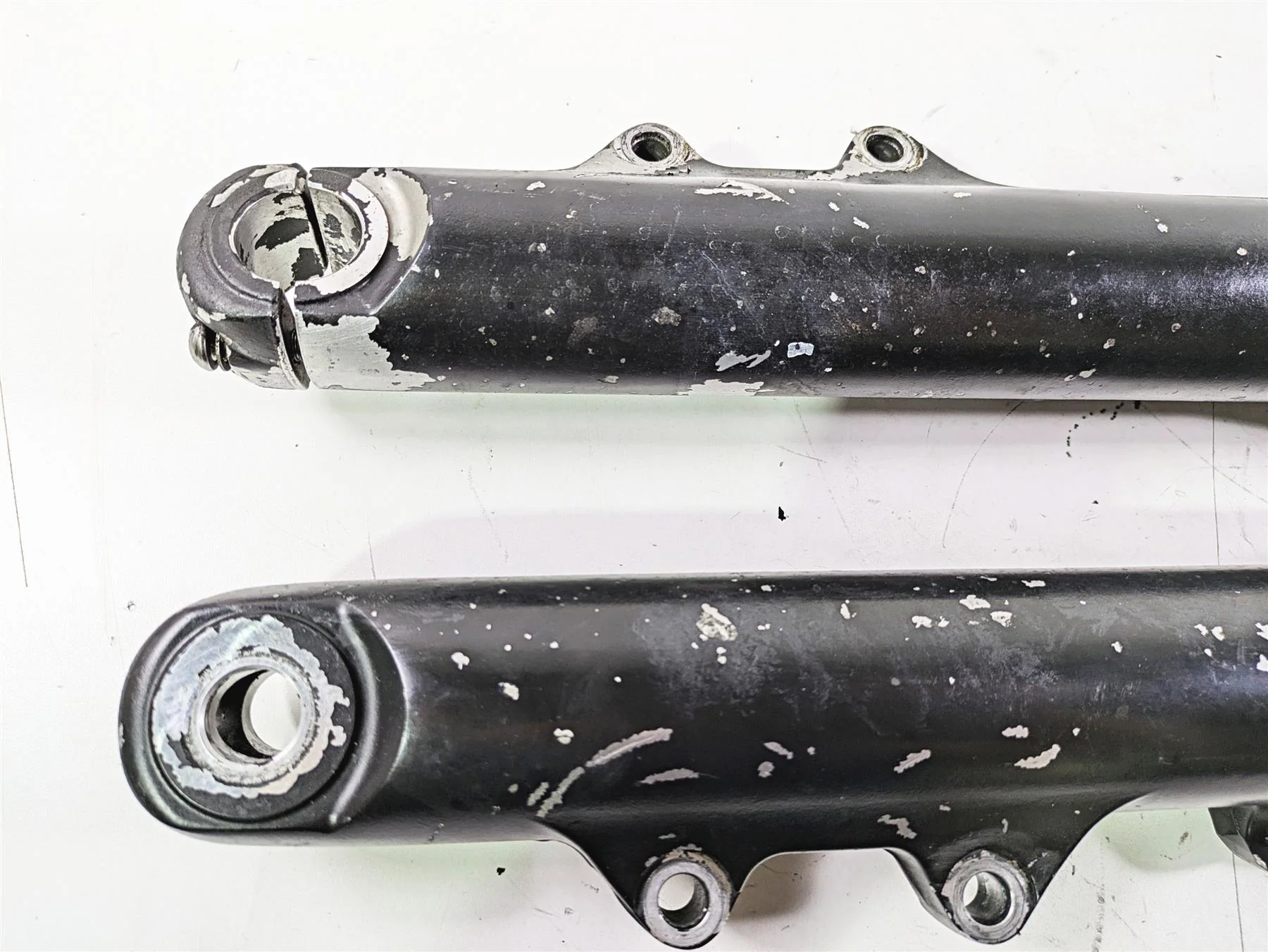 2016 Harley FXDL Dyna Low Rider Straight Front Fork 49Mm Dual Brake Set 45400052 - Image 9