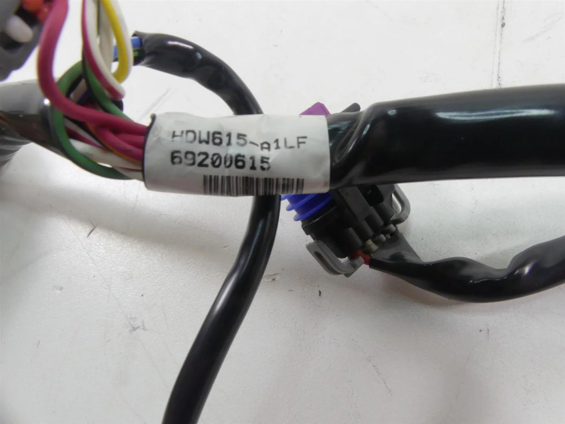 2016 Harley FXDLS Dyna Low Rider Dual Gauges Wiring Harness 69200615 - Image 6