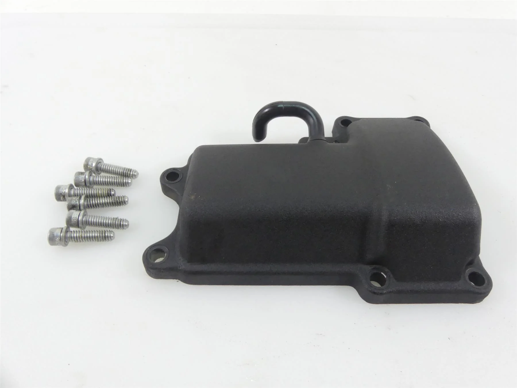 2016 Harley FXDLS Dyna Low Rider Upper Black Transmission Cover  34471-06A - Image 3