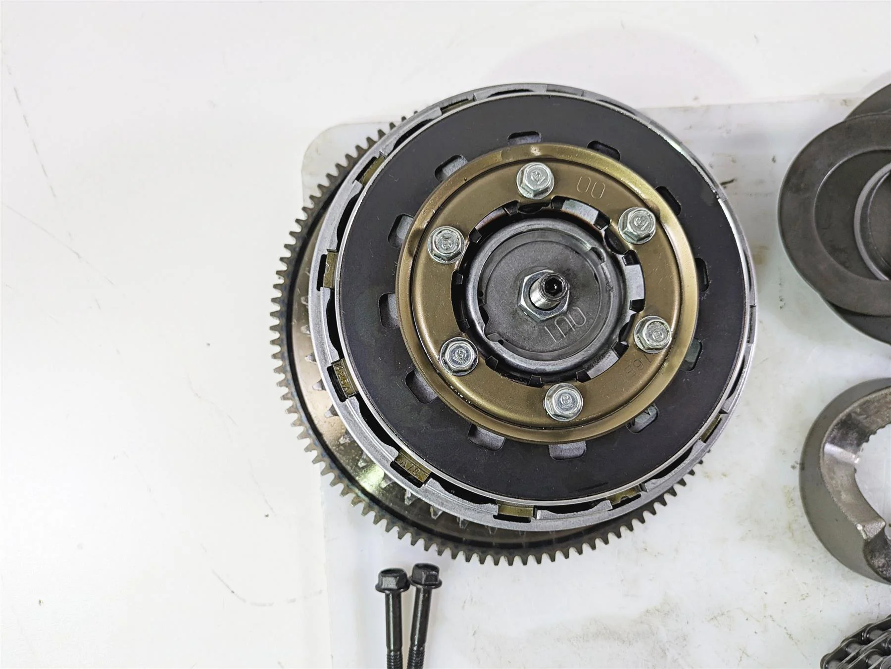 2016 Harley FXDWG Dyna Wide Glide Primary Drive Clutch Kit - 20k 37816-11 - Image 4