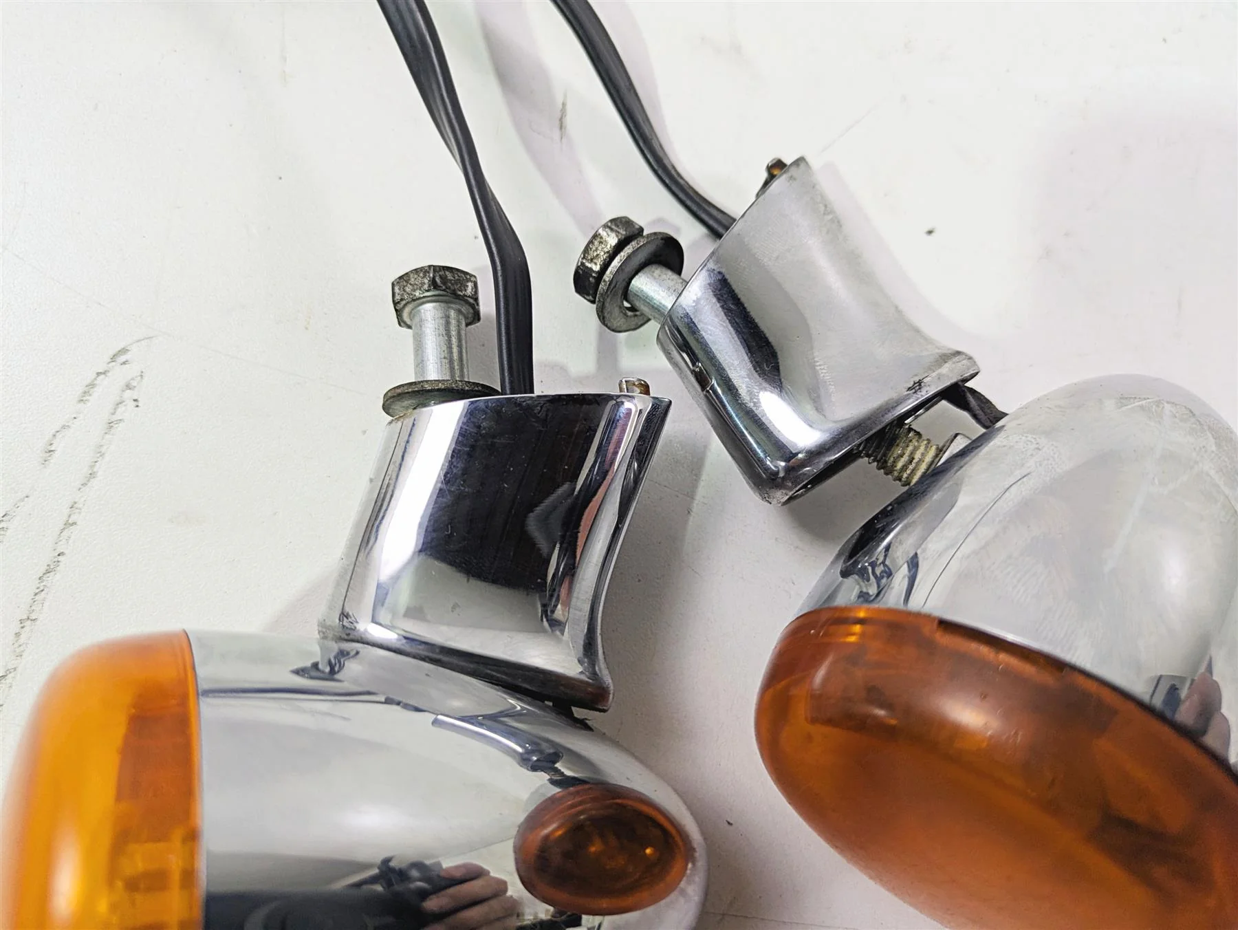 2016 Harley FXDWG Dyna Wide Glide Rear Blinker Turn Signal Set 68461-09 - Image 11