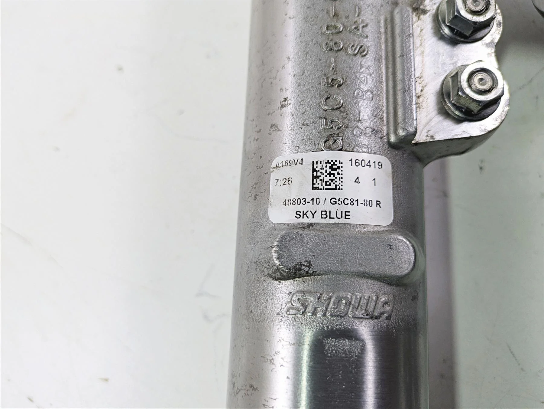 2016 Harley FXDWG Dyna Wide Glide Straight Front Fork Leg Set 49mm 48803-10 - Image 10