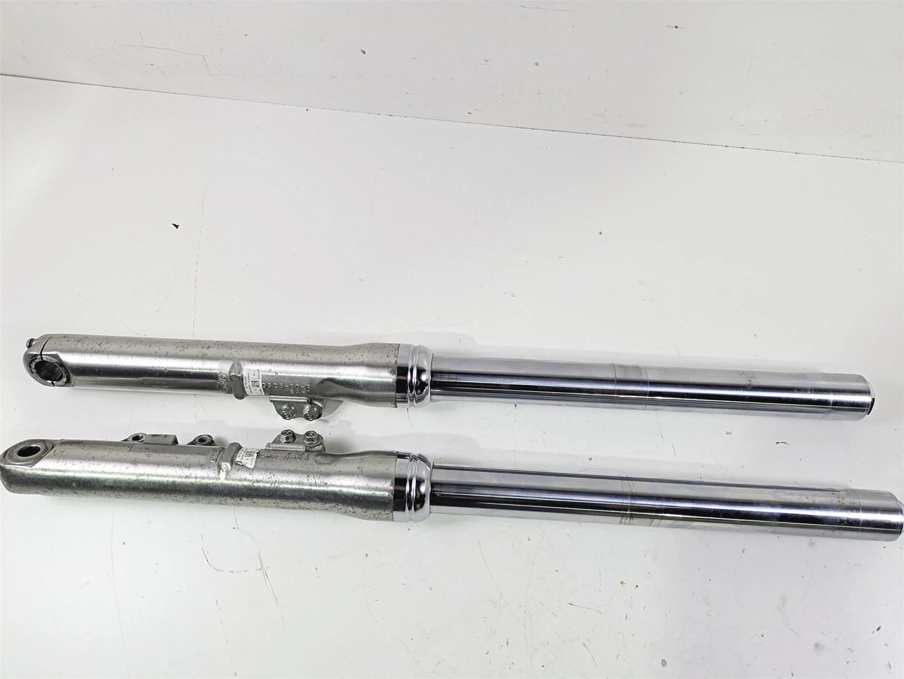 2016 Harley FXDWG Dyna Wide Glide Straight Front Fork Leg Set 49mm 48803-10 - Image 5