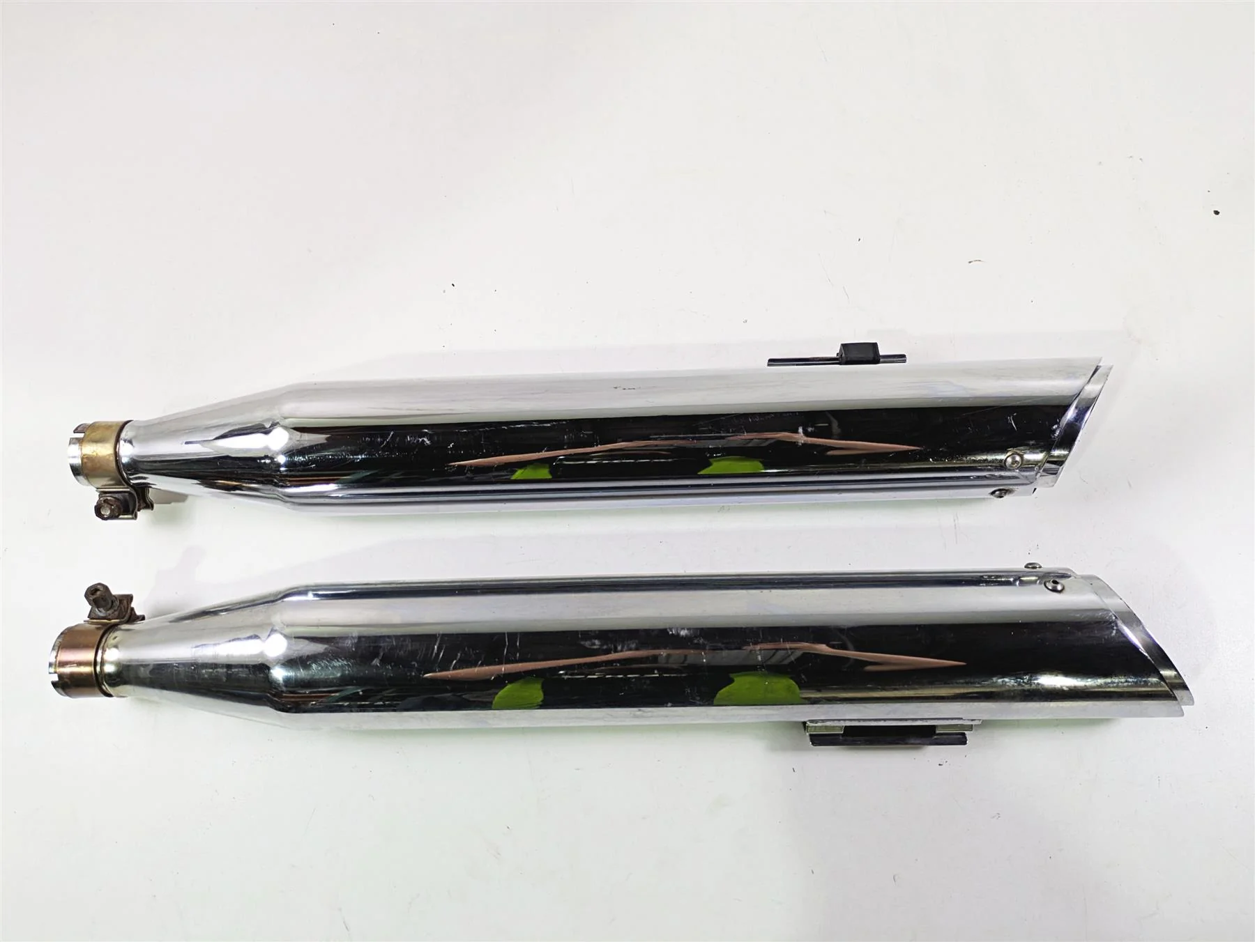 2016 Harley Touring FLHR Road King  4" Chrome Slash Cut Vance Hines Muffler 16763 - Image 4
