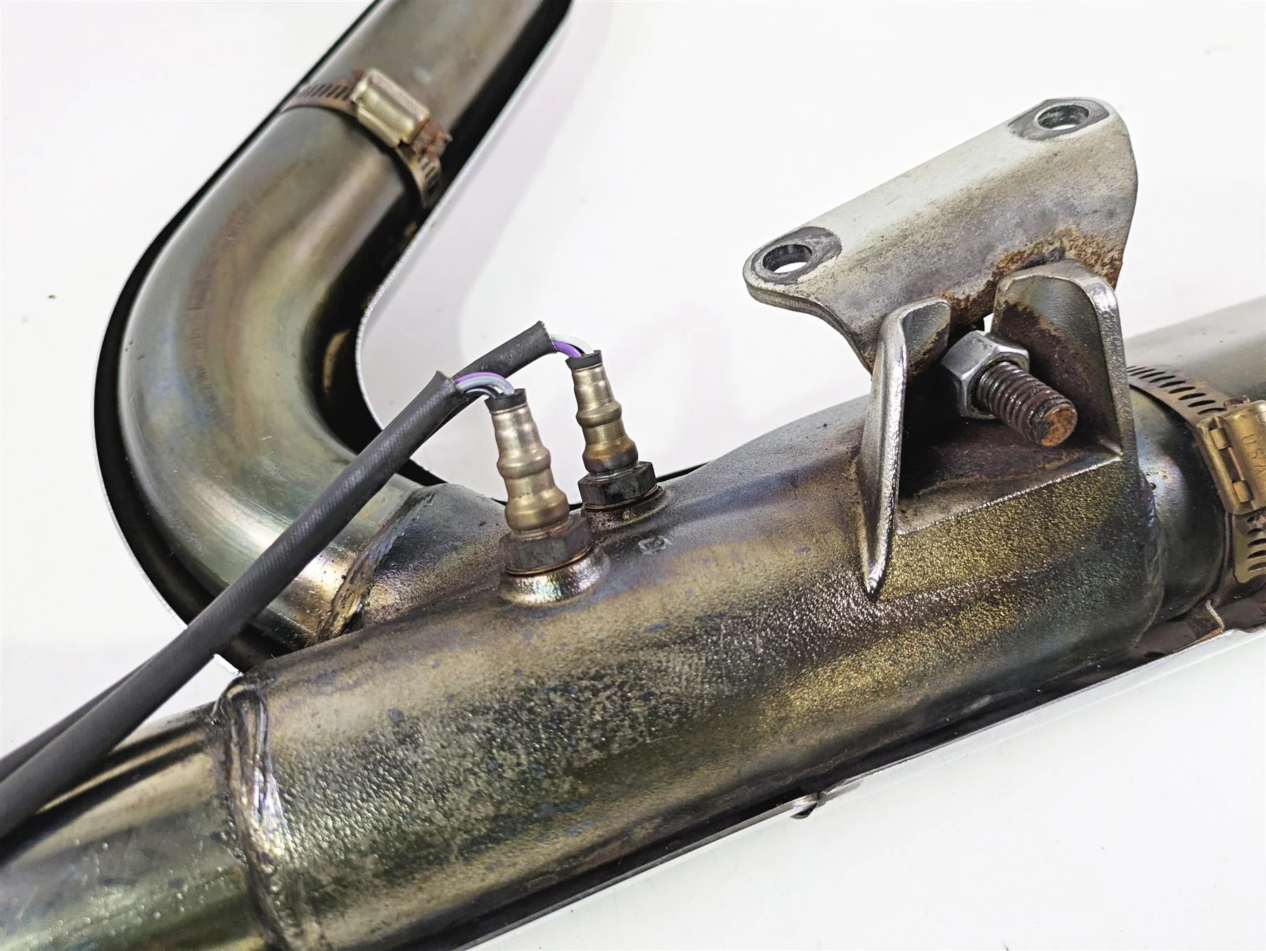 2016 Harley Touring FLHR Road King  Exhaust Header Manifold Set 66855-10A - Image 8