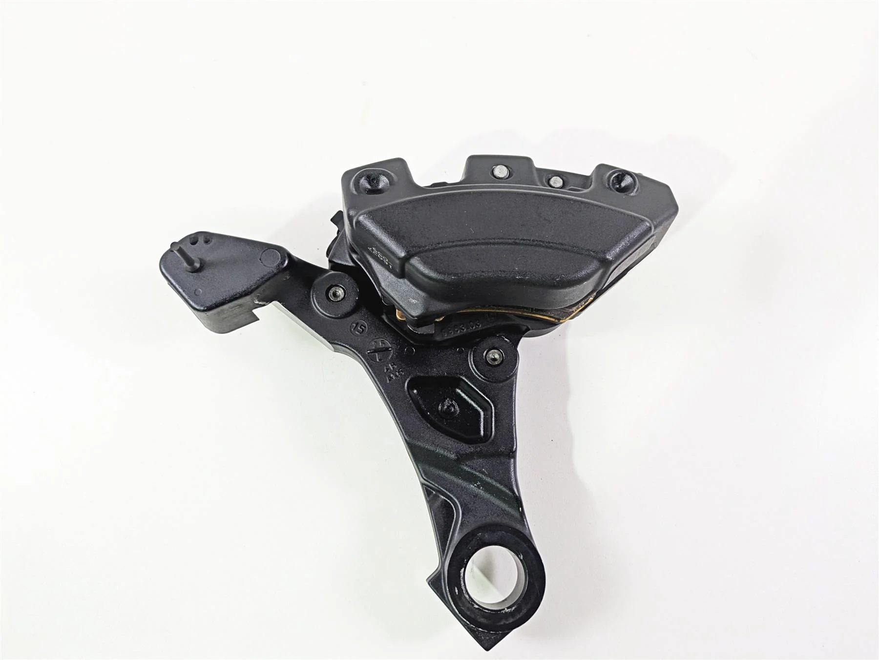 2016 Harley Touring FLHR Road King  Rear Brake Caliper & Bracket 44080-08C - Image 9