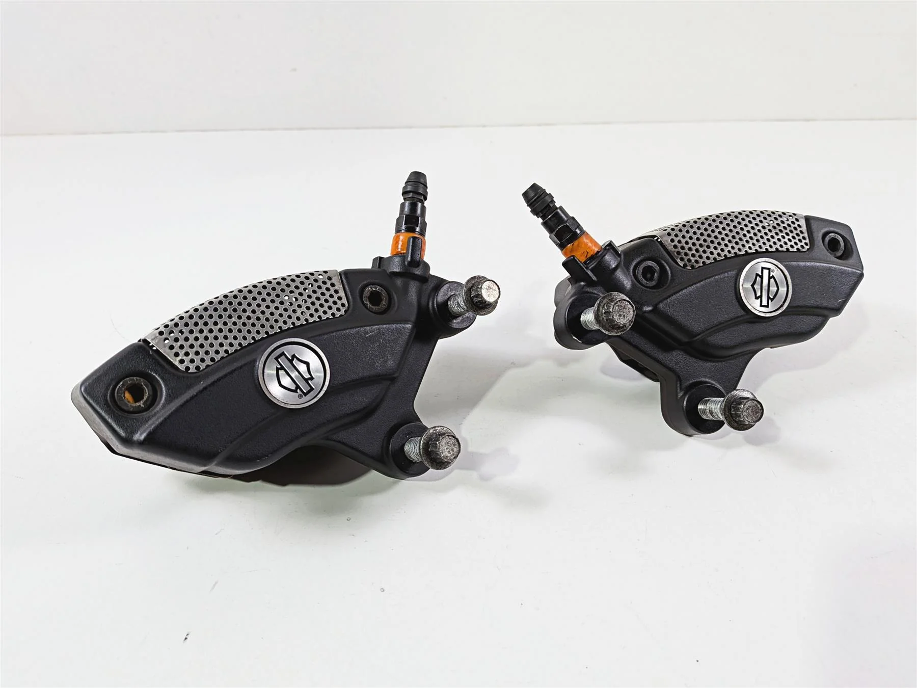 2016 Harley Touring FLHX Street Glide Brembo Front Brake Caliper Set 43027-08 - Image 12