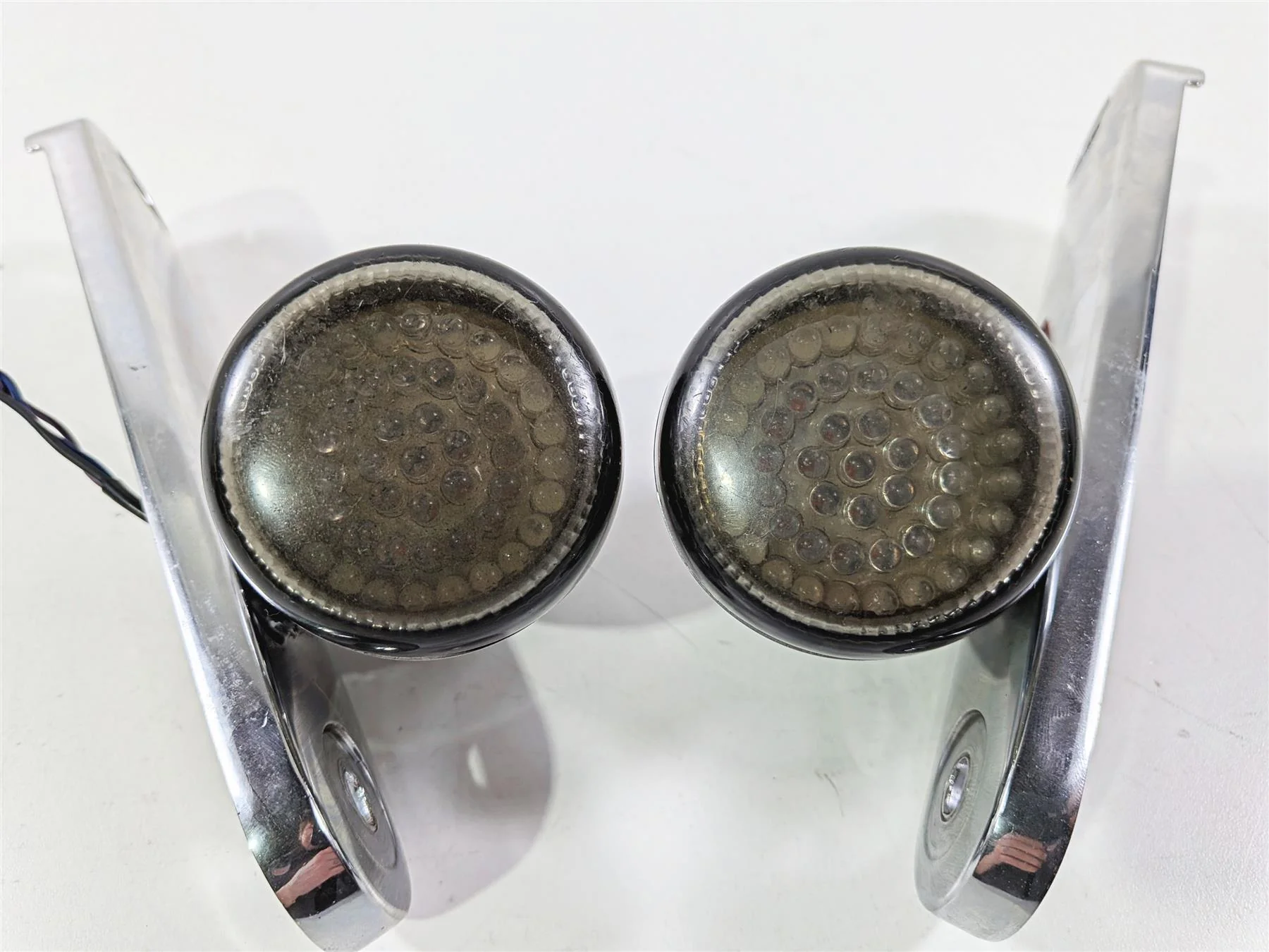 2016 Harley Touring FLHX Street Glide Front Led Blinker & Mount Set 68000036 - Image 9