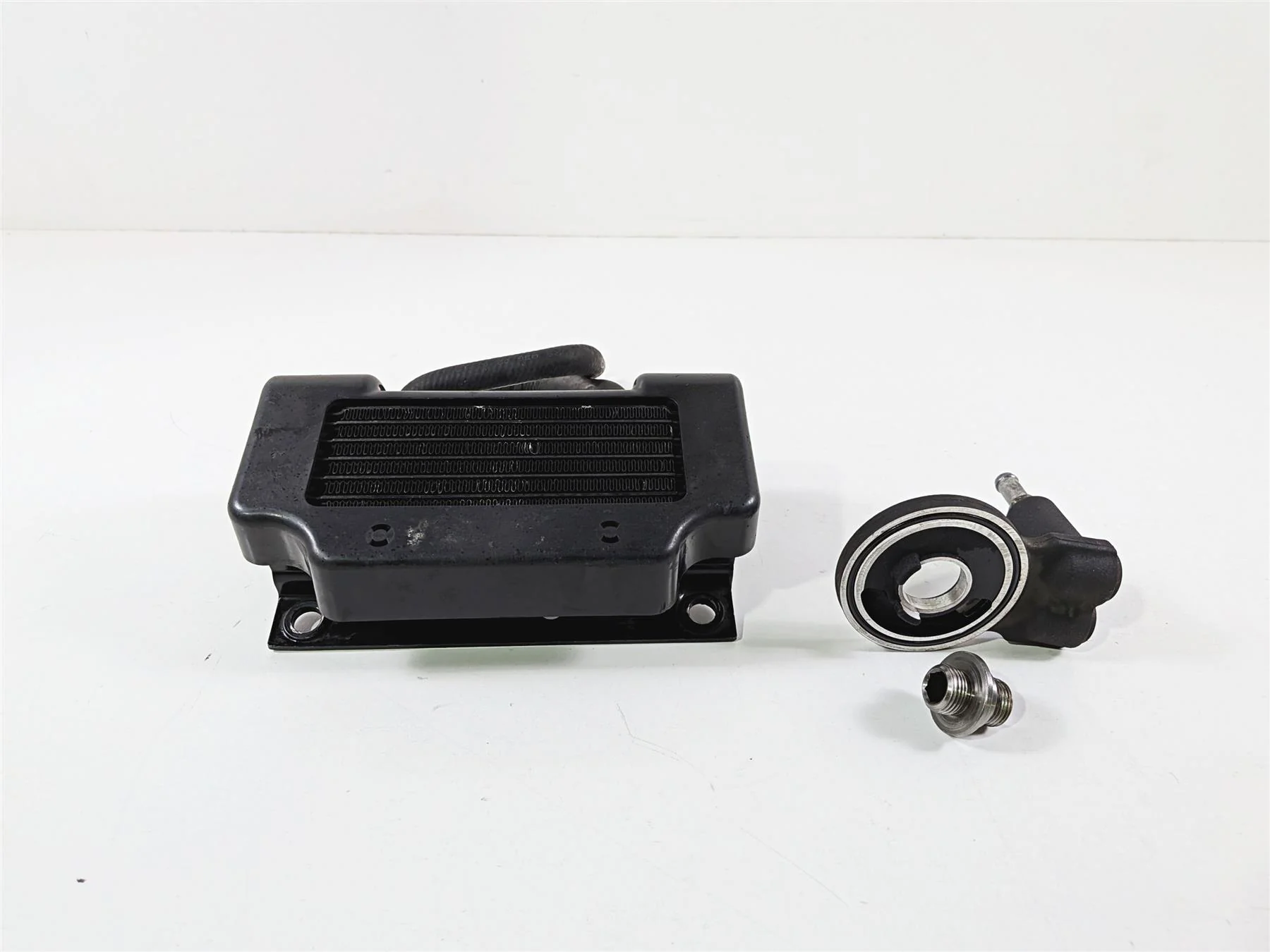 2016 Harley Touring FLHX Street Glide Oil Cooler + Cover & Flange Set 63083-11A - Image 3