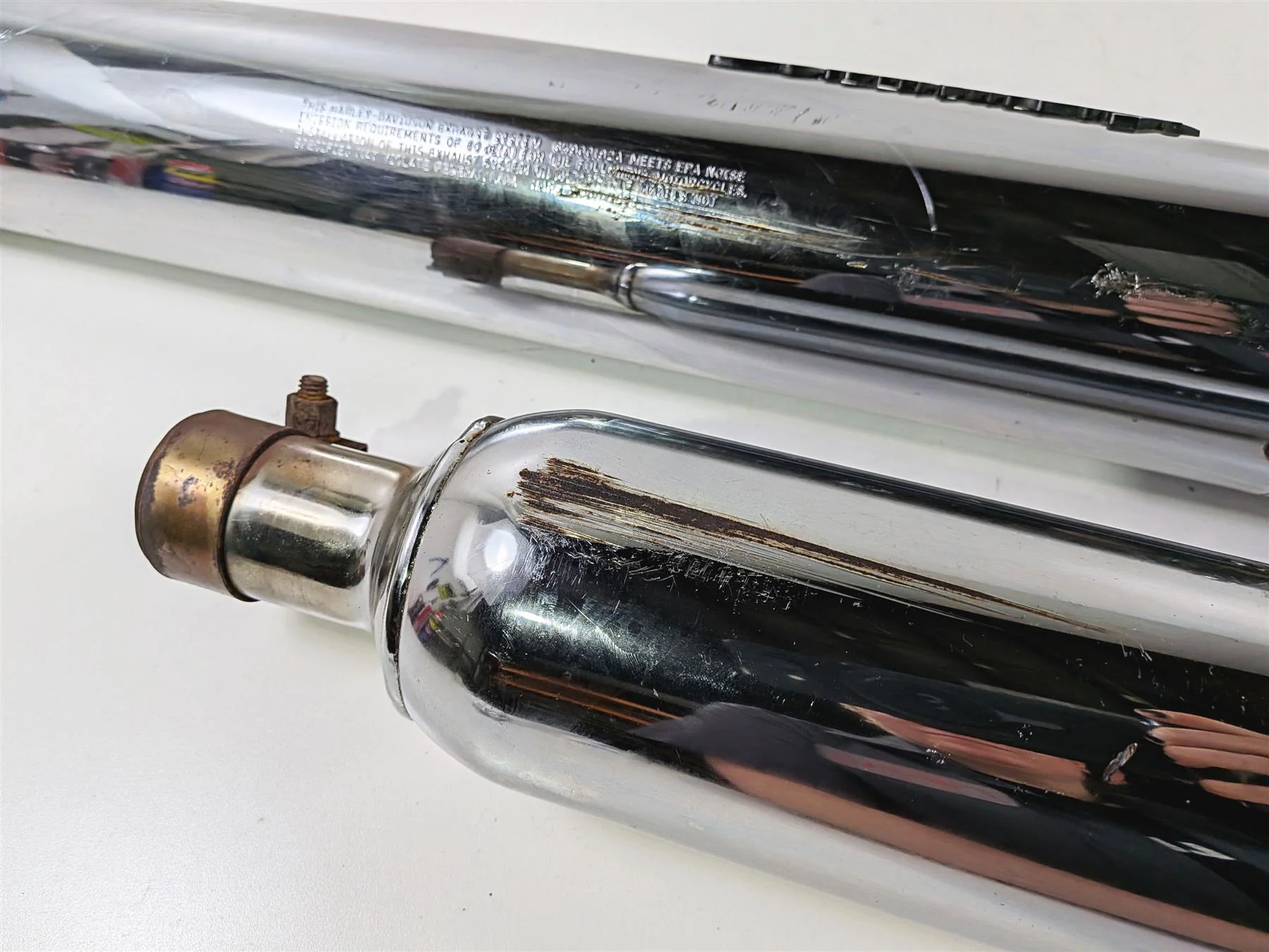 2016 Harley Touring FLHX Street Glide Screamin Eagle Slip On Mufflers 64900192A - Image 17