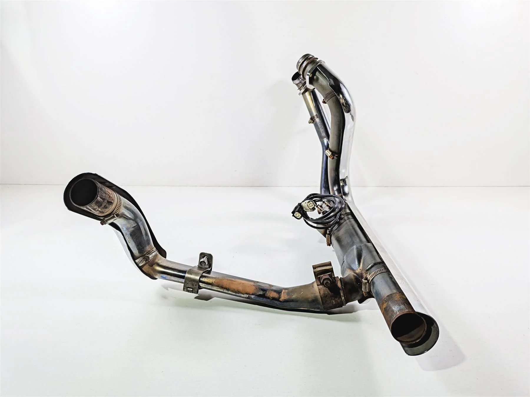 2016 Harley Touring FLHX Street Glide Stock Exhaust Header Manifold 66855-10A - Image 2