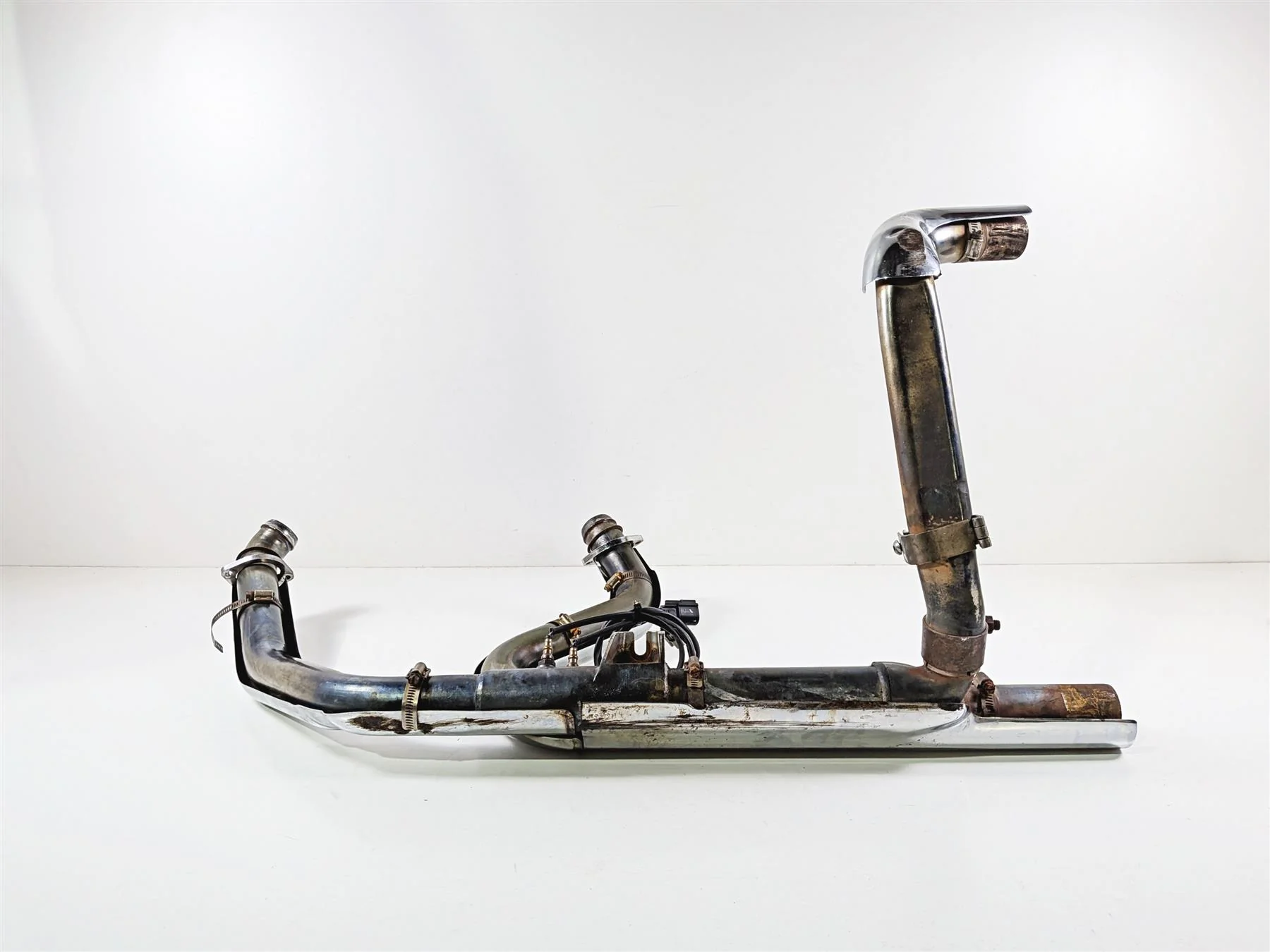 2016 Harley Touring FLHX Street Glide Stock Exhaust Header Manifold 66855-10A - Image 6