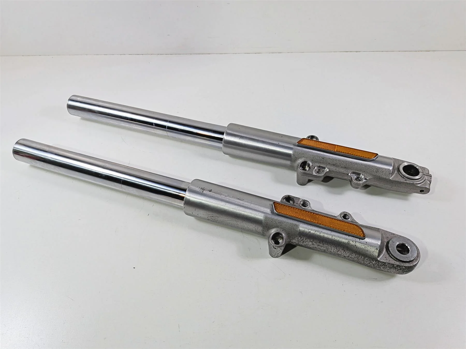2016 Harley Touring FLHX Street Glide Straight Front Fork Leg Set 49mm 45400021 - Image 16