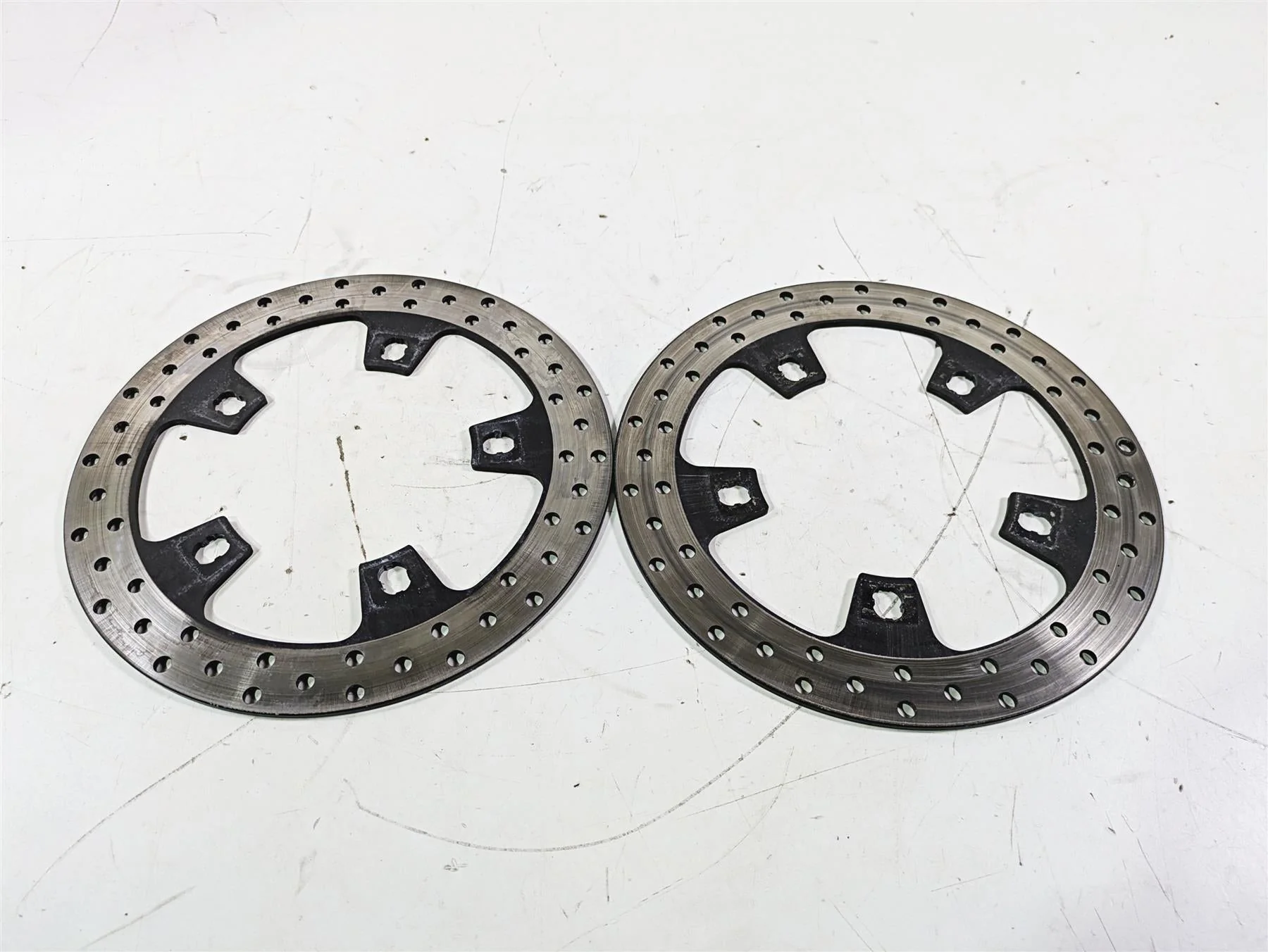 2016 Harley Touring FLTRX Road Glide Front Brake Rotor Set 41500017 - Image 2