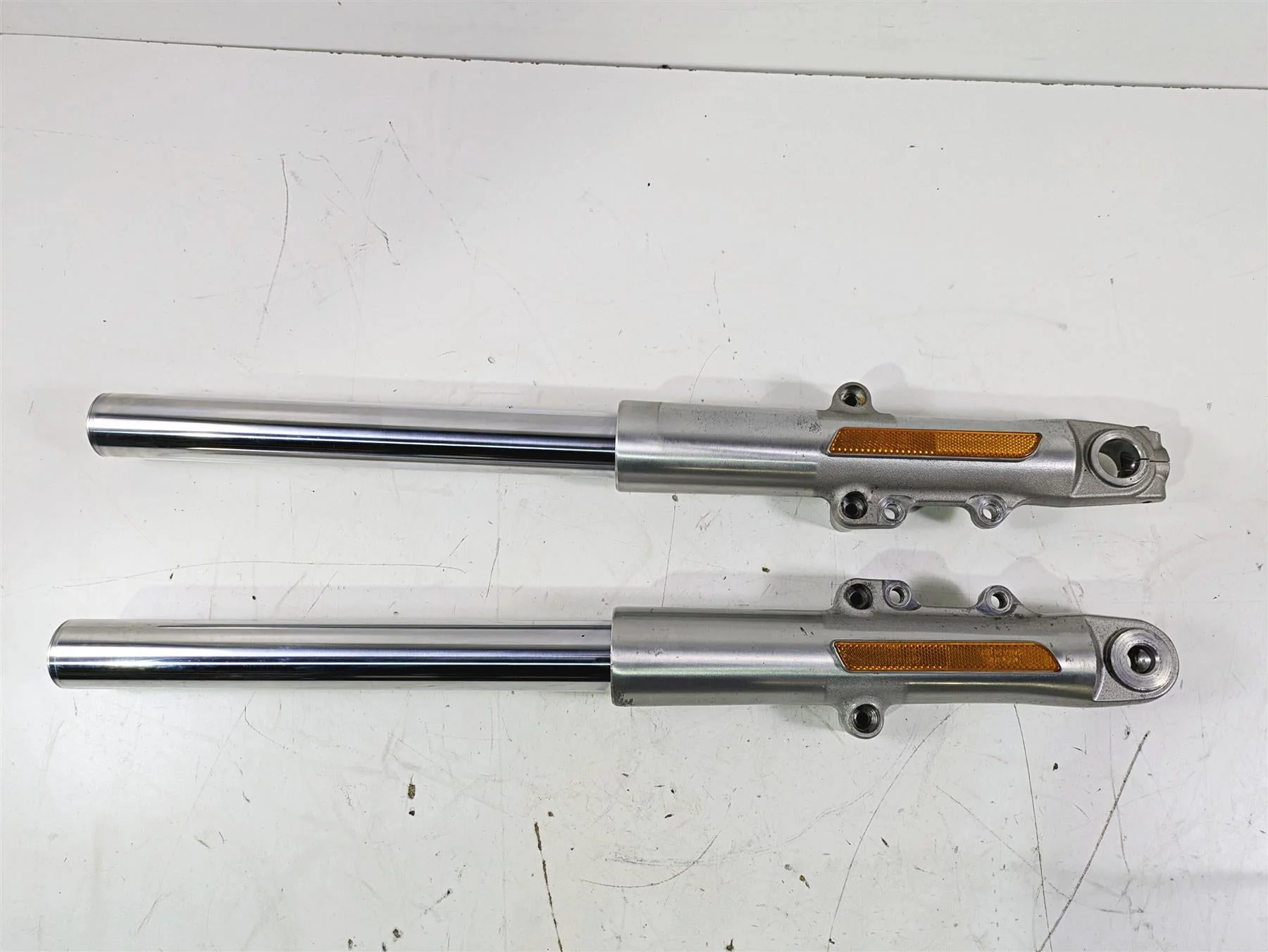 2016 Harley Touring FLTRX Road Glide Front Fork Leg Set 49mm 45400021 45400022