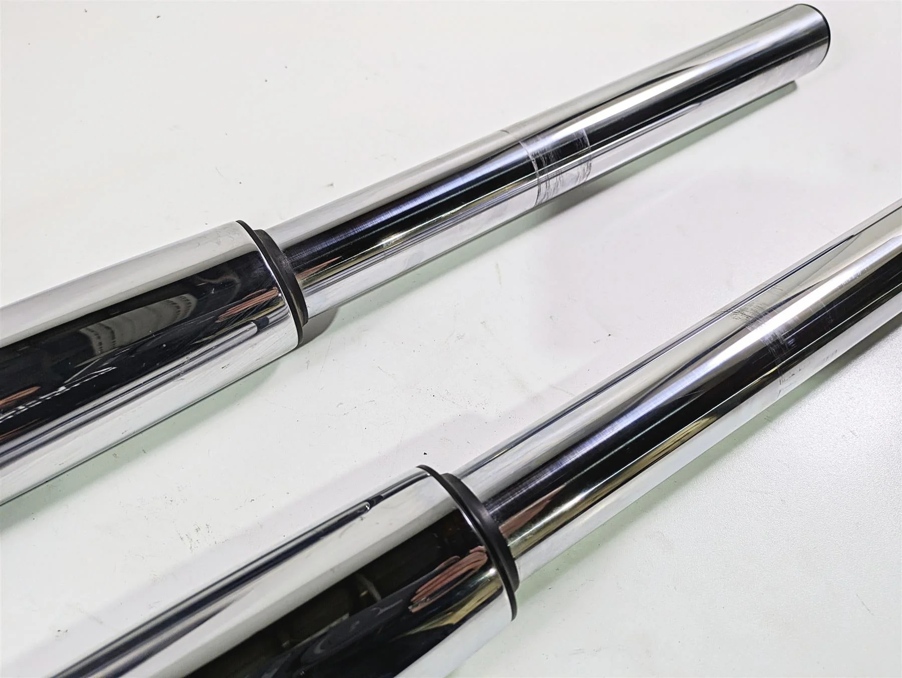 2016 Indian Chief Classic Straight Chrome Front Fork Leg Set 46mm 1824044 - Image 12