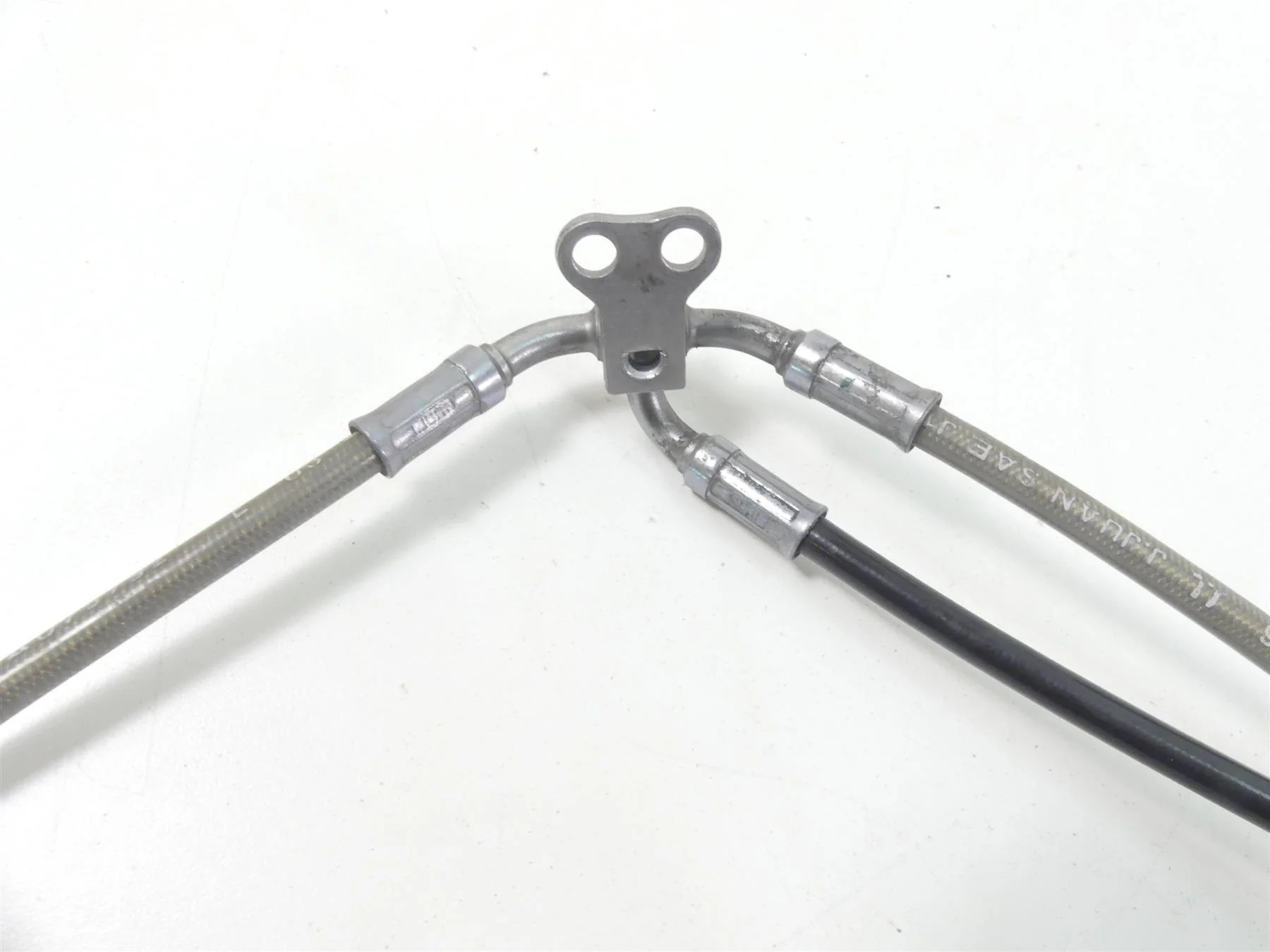 2016 Indian Chieftain Dark Horse Front Abs Brake Line Hose Set 1912487 1911988 - Image 3