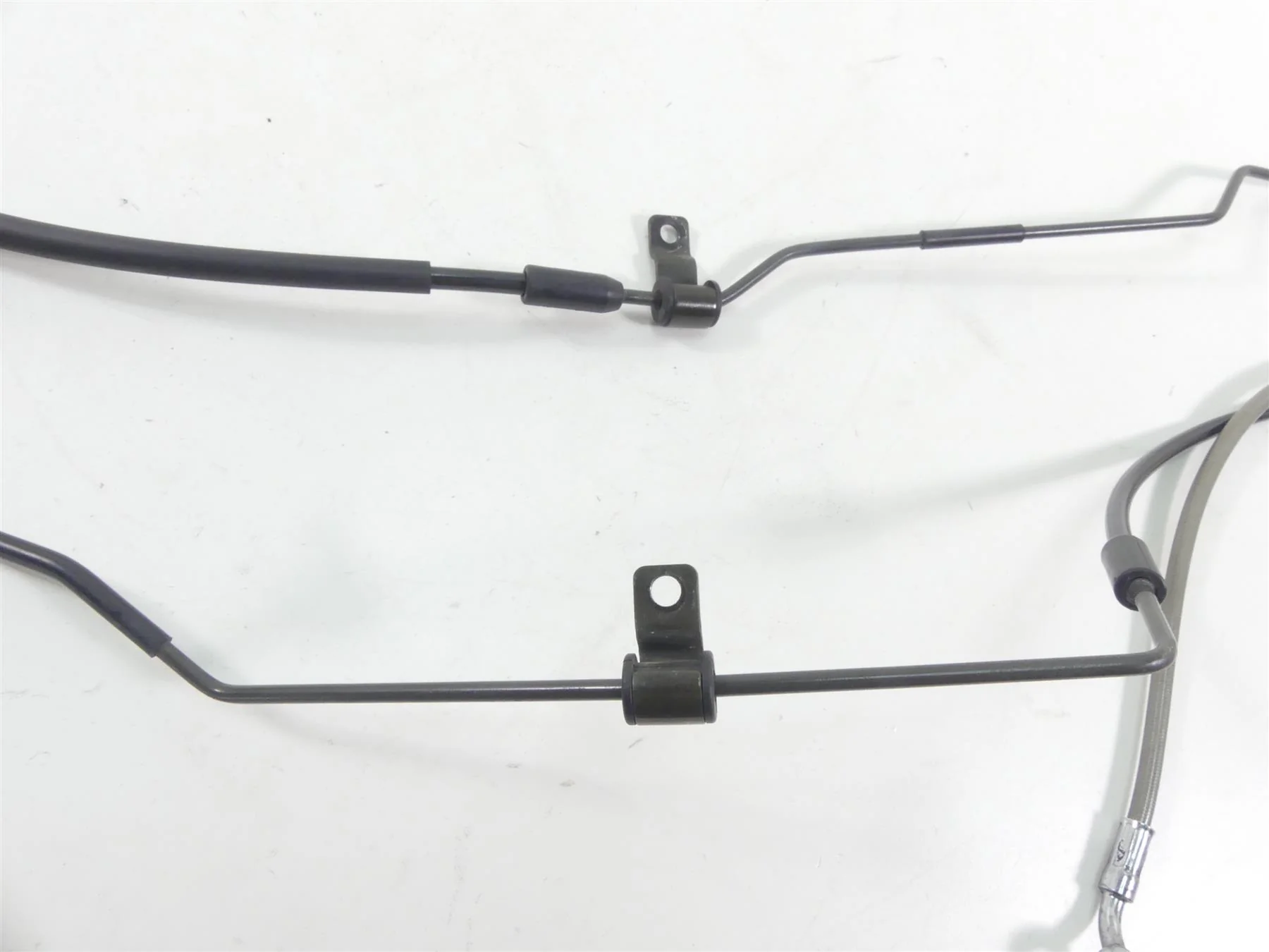 2016 Indian Chieftain Dark Horse Front Abs Brake Line Hose Set 1912487 1911988 - Image 4