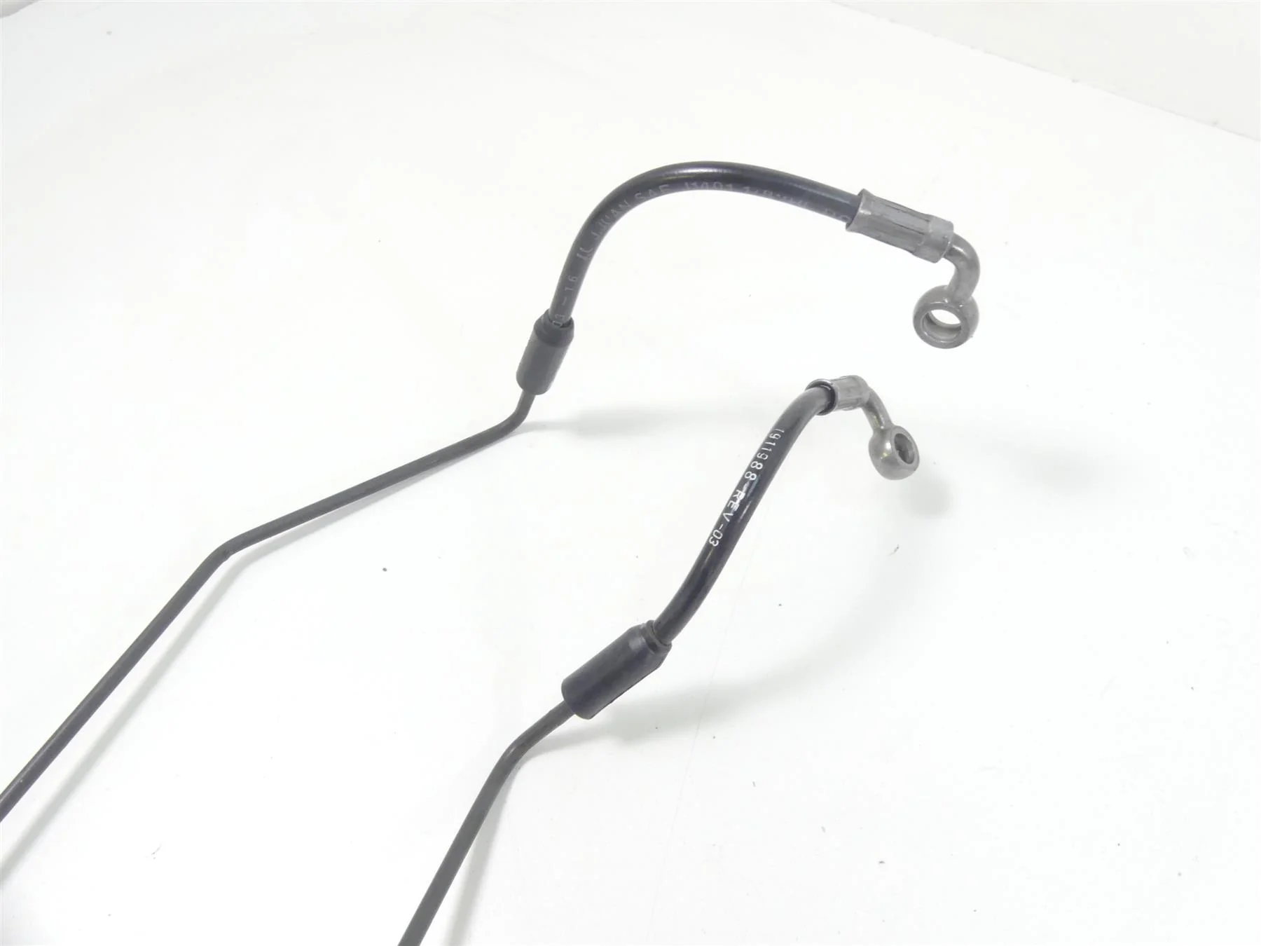 2016 Indian Chieftain Dark Horse Front Abs Brake Line Hose Set 1912487 1911988 - Image 5