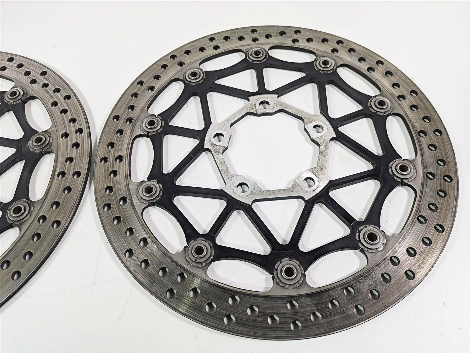 2016 Kawasaki ZX10R Ninja Brembo Front Brake Disc Rotor Set 41080-0648-18U - Image 5