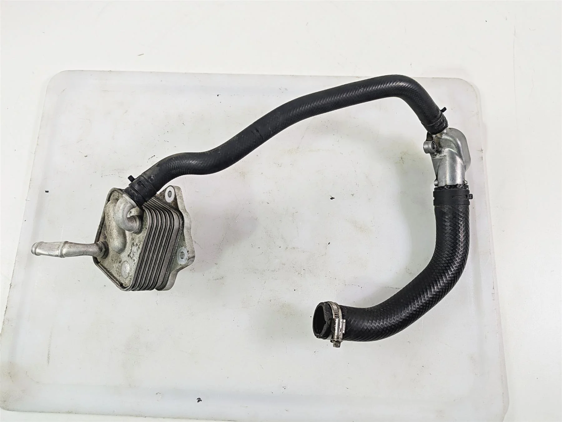 2016 Kawasaki ZX10R Ninja Oil Cooler & Hoses - Read 39067-0020 - Image 4