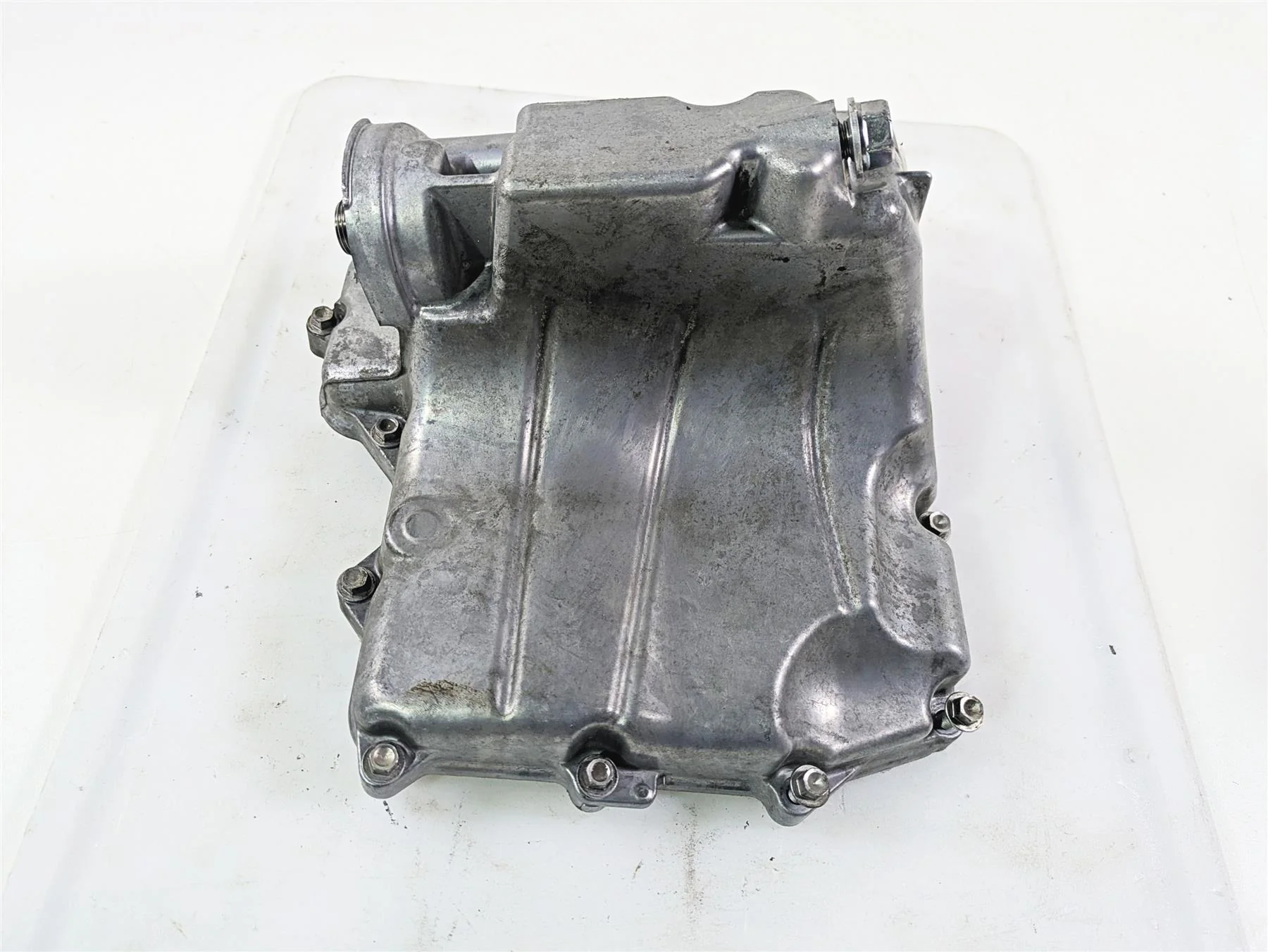 2016 Kawasaki ZX10R Ninja Oil Pan Lower Engine Cover 49034-0564 49034-0593 - Image 4