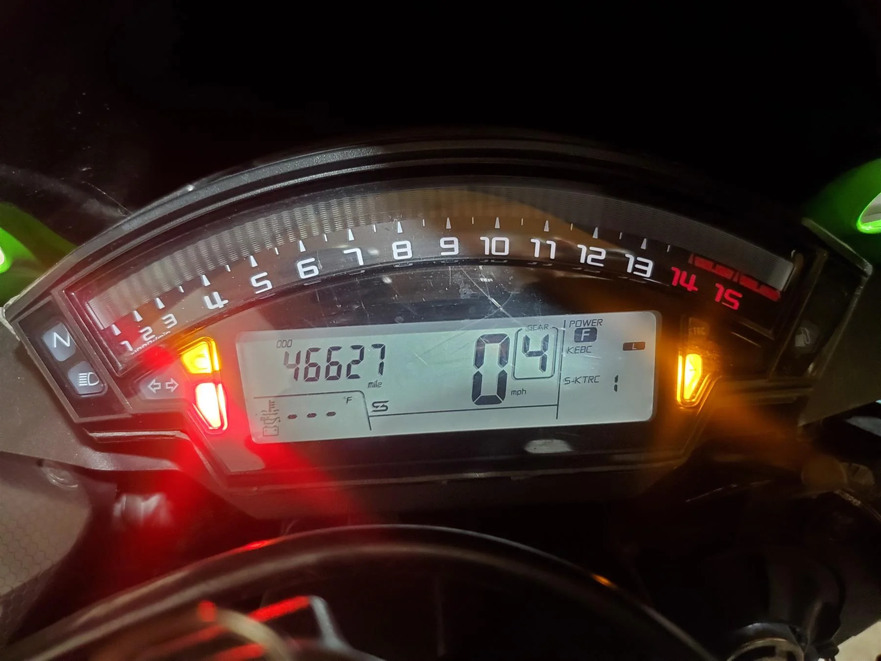 2016 Kawasaki ZX10R Ninja Speedo Gauge Instrument Cluster - 46K 25031-0658 - Image 2
