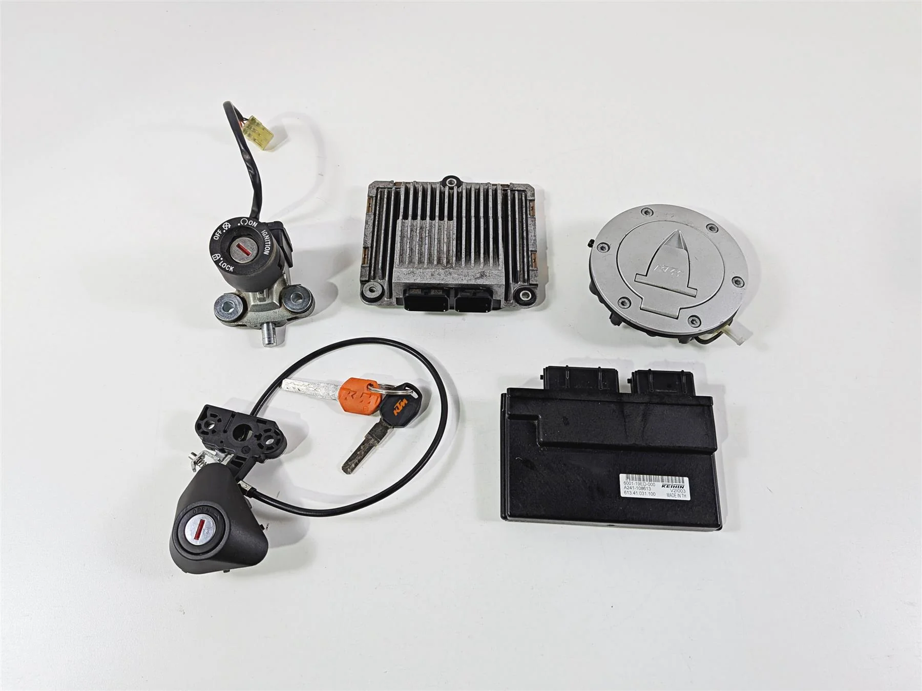 2016 KTM 1290 Super Adventure Ecu Ecm Cdi Ignition Switch Key Locks 60311066100 - Image 2