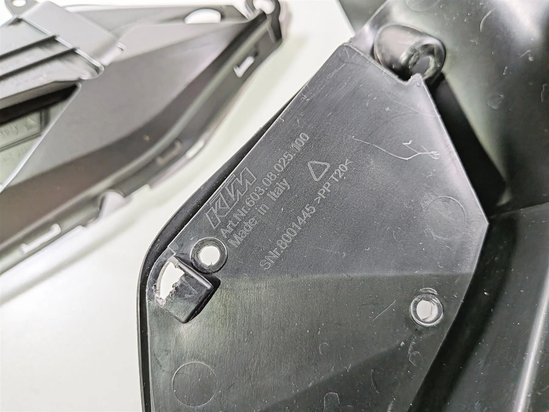 2016 KTM 1290 Super Adventure Plastic Infill Cover Fairing Set 60308058100 - Image 11