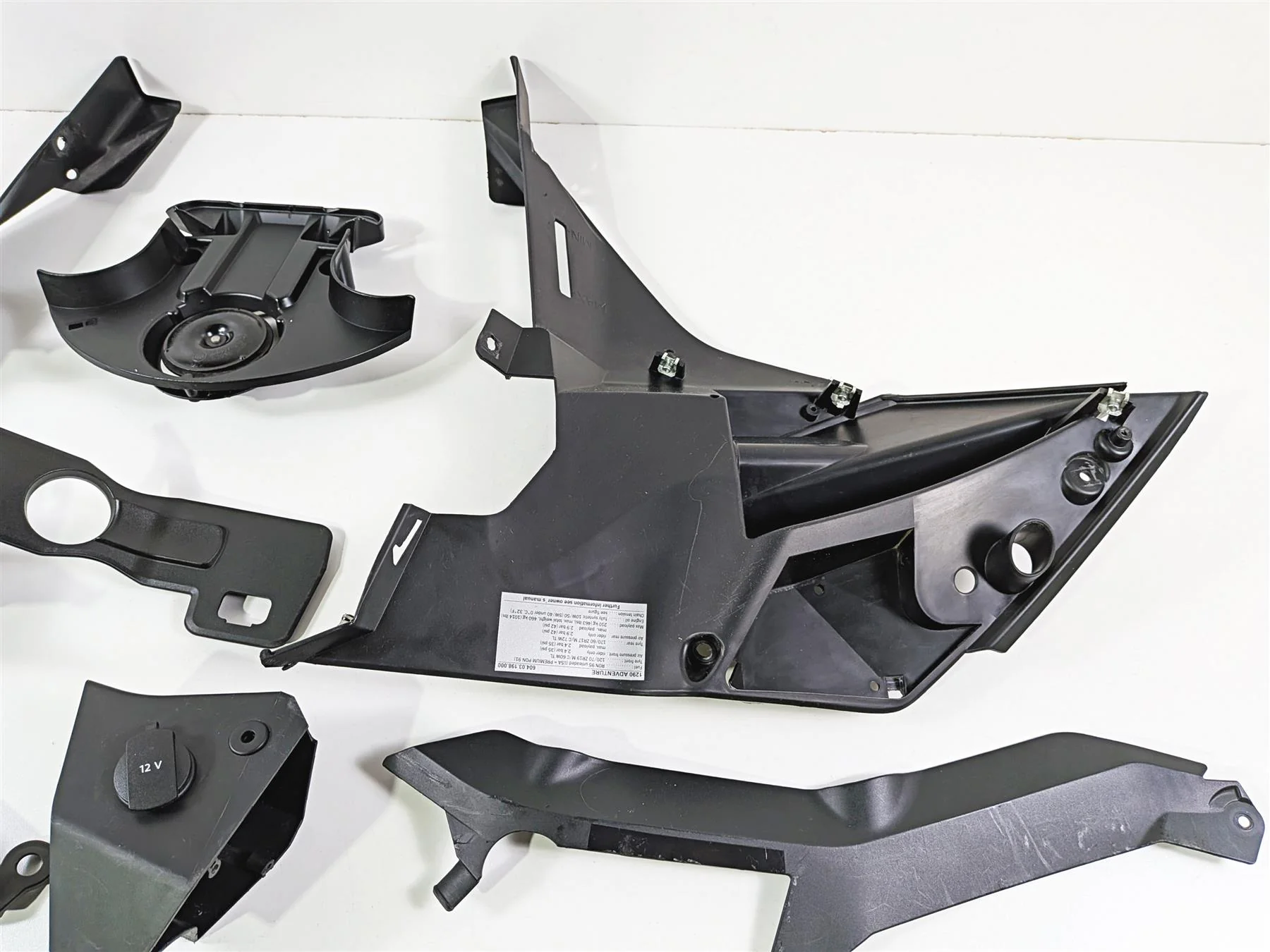 2016 KTM 1290 Super Adventure Plastic Infill Cover Fairing Set 60308058100 - Image 4