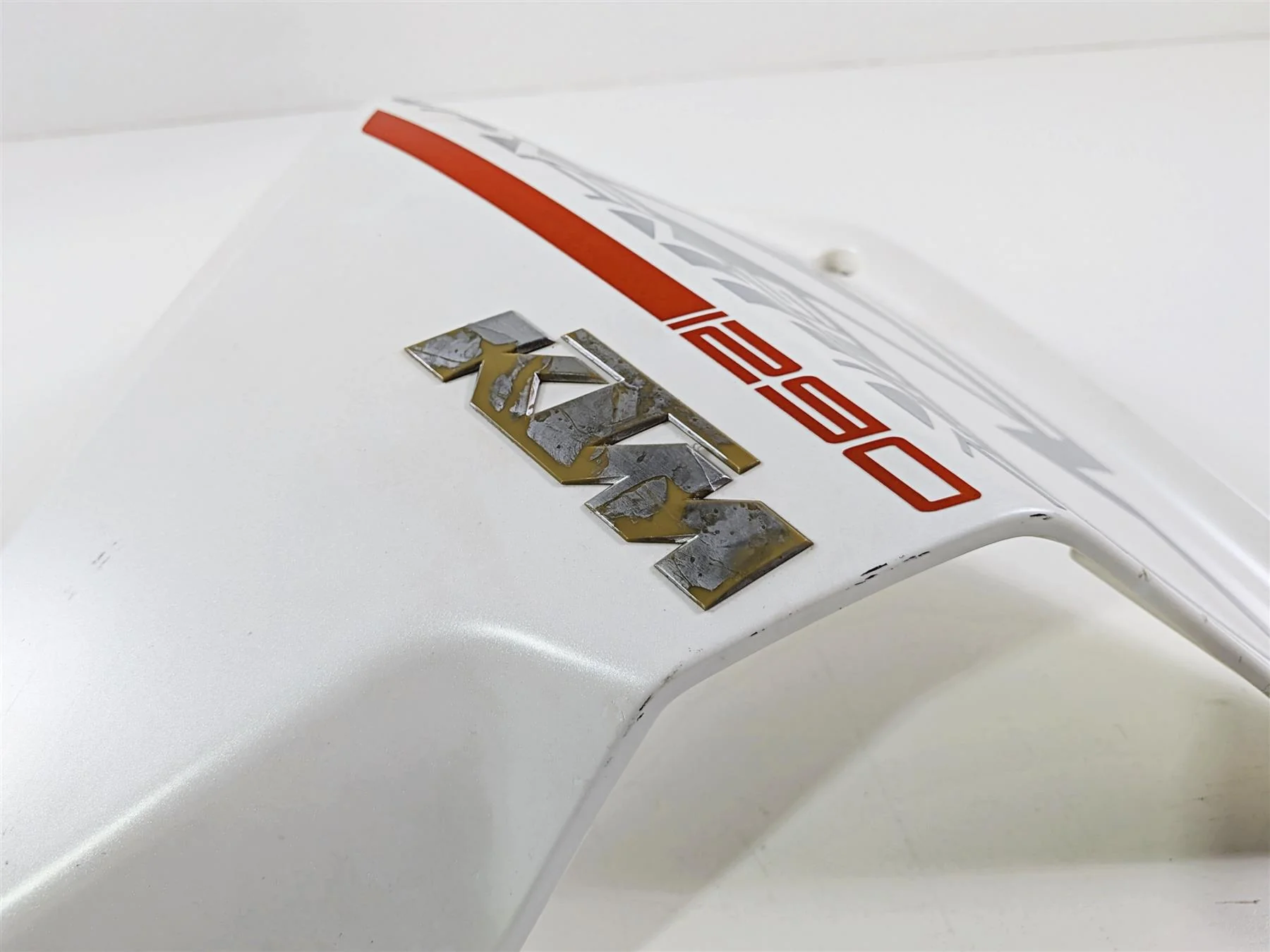 2016 KTM 1290 Super Adventure Right Tank Cover Fairing Cowl White 60408051000 - Image 9