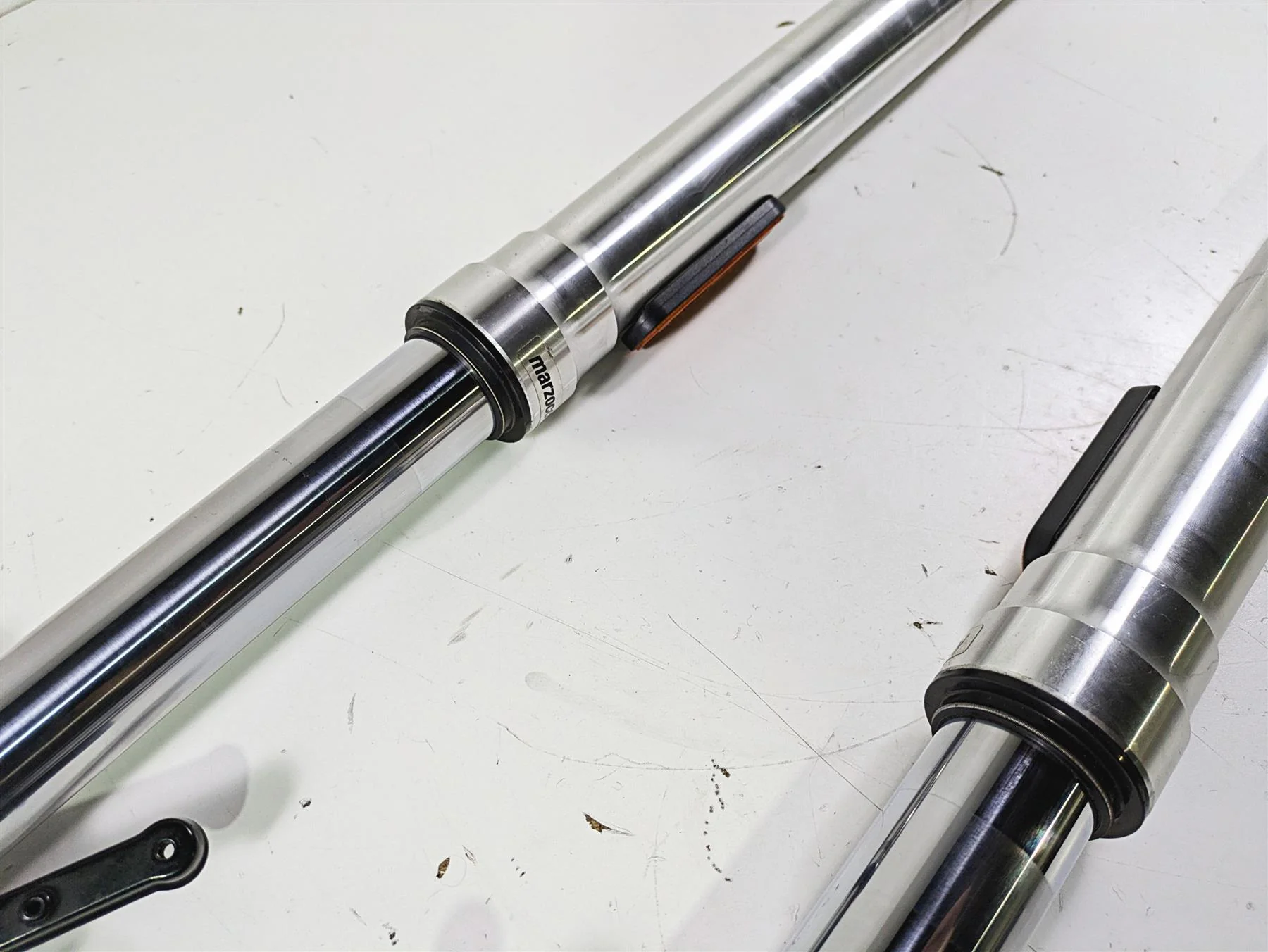 2016 Moto Guzzi Stelvio 1200 8V NTX 2A Series Front Fork Leg Set 887091 887092 - Image 9
