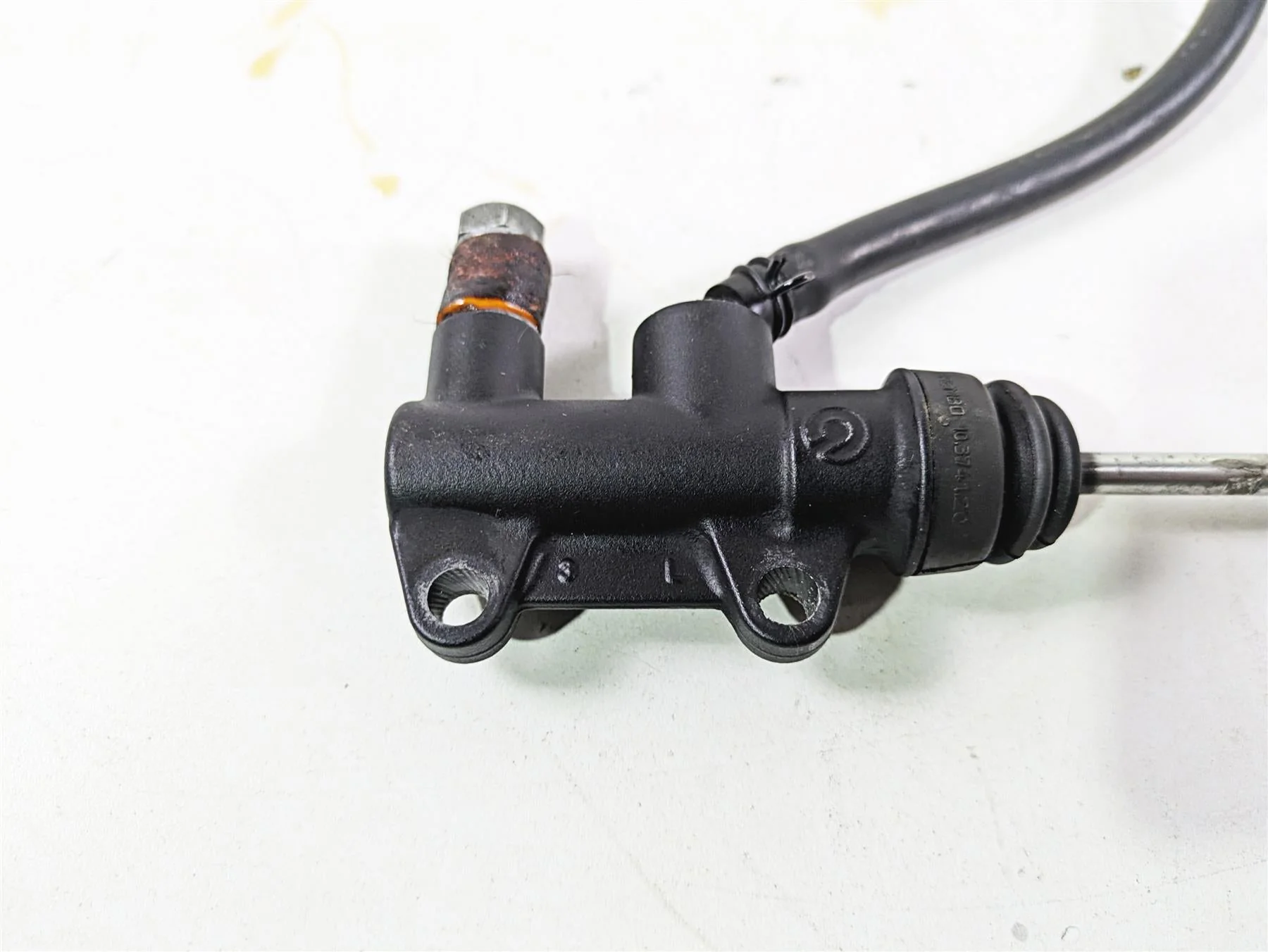 2016 Moto Guzzi Stelvio 1200 8V NTX Brembo Rear Brake Master Cylinder GU05666930 - Image 8
