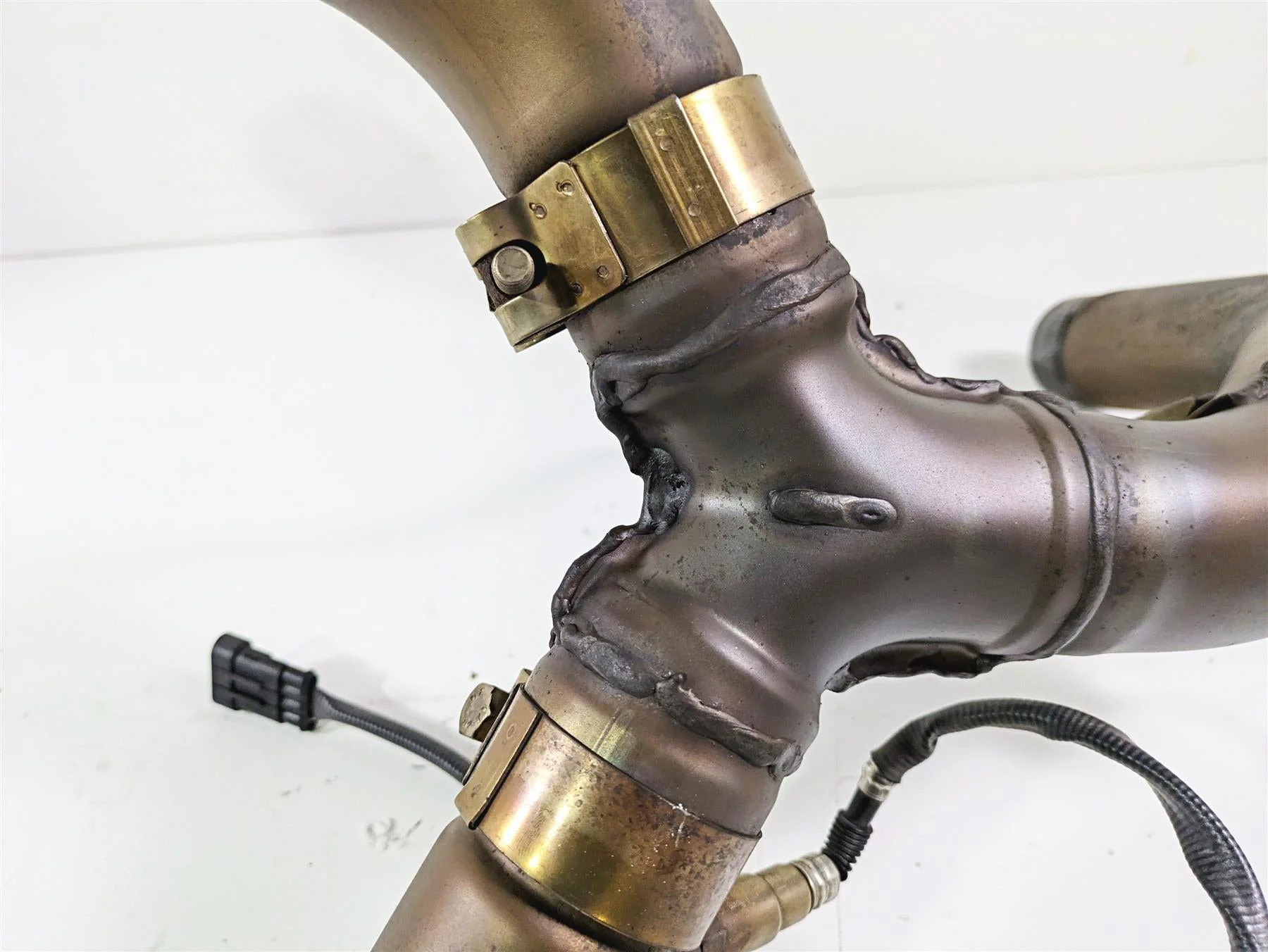 2016 Moto Guzzi Stelvio 1200 8V NTX Exhaust Header & Midpipe Set 897622 897623 - Image 10