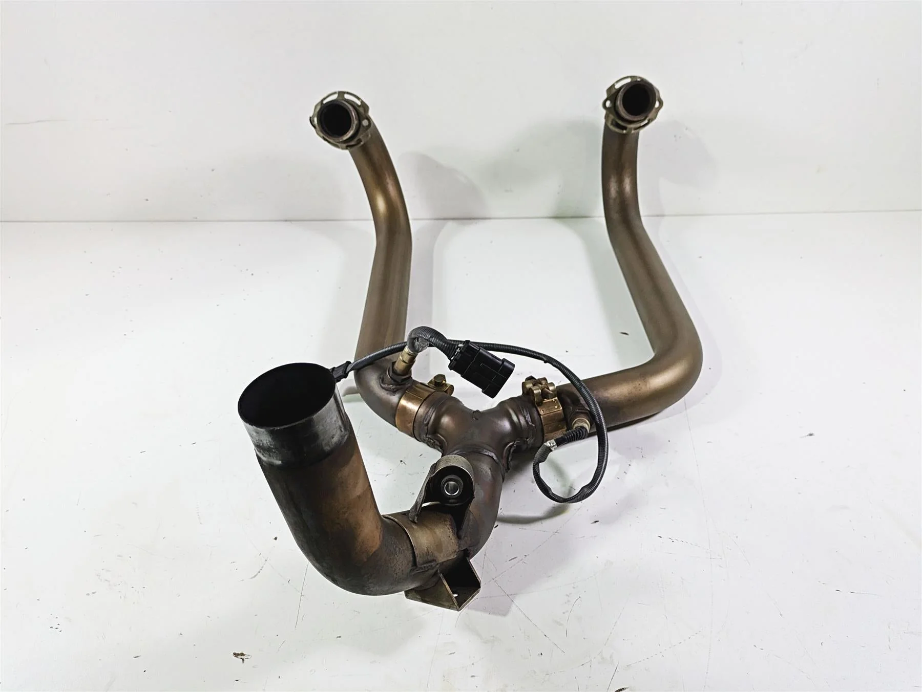 2016 Moto Guzzi Stelvio 1200 8V NTX Exhaust Header & Midpipe Set 897622 897623 - Image 2