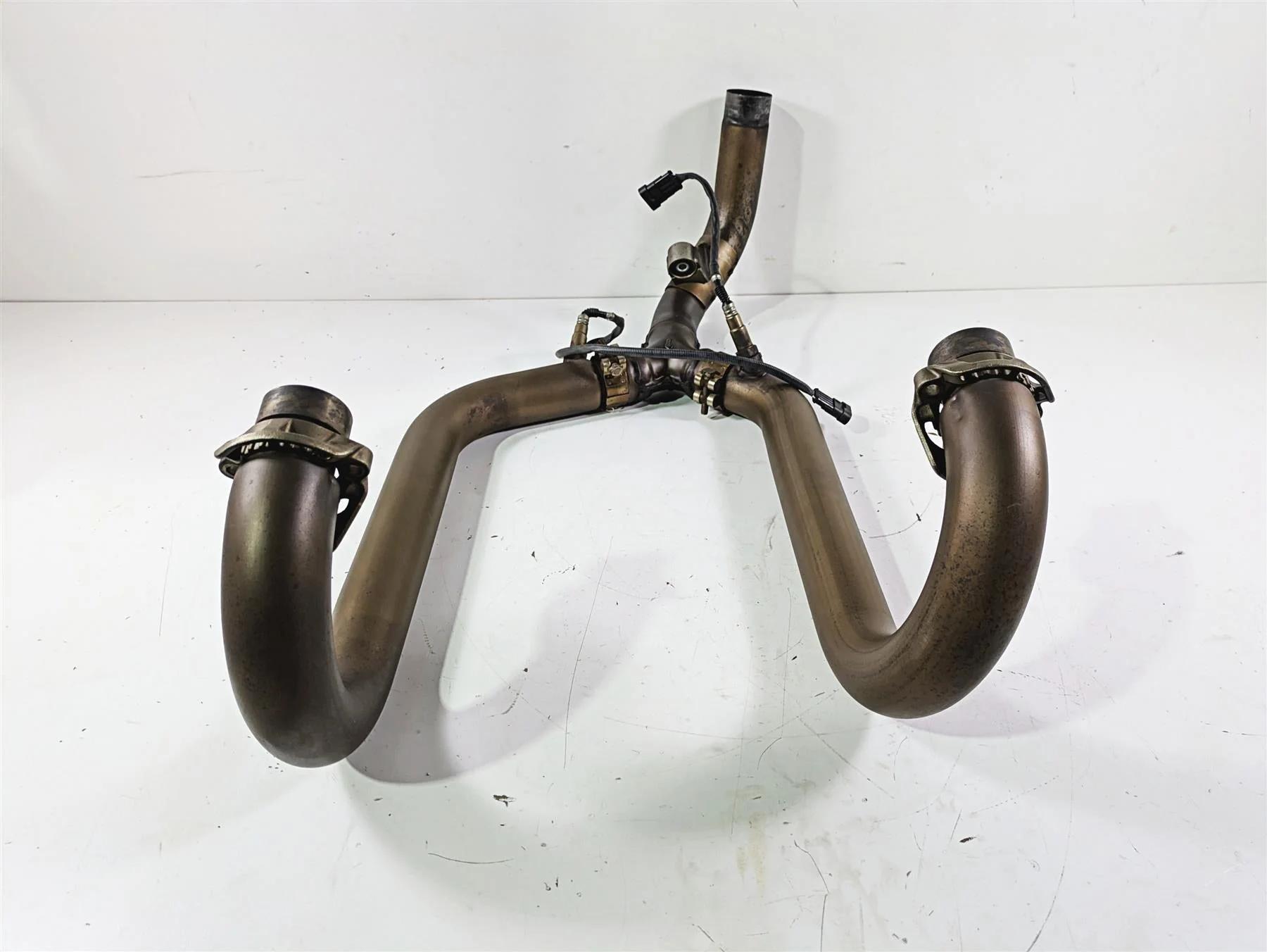 2016 Moto Guzzi Stelvio 1200 8V NTX Exhaust Header & Midpipe Set 897622 897623 - Image 4